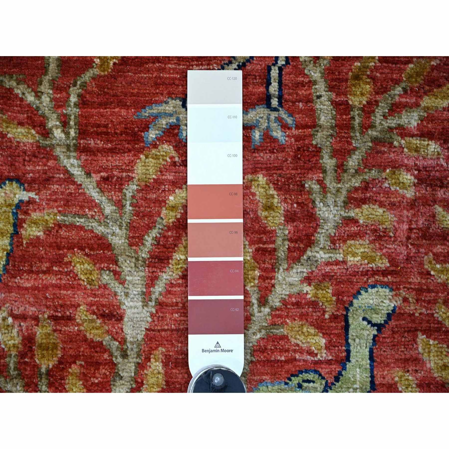 Oushak-And-Peshawar-Hand-Knotted-Rug-112825