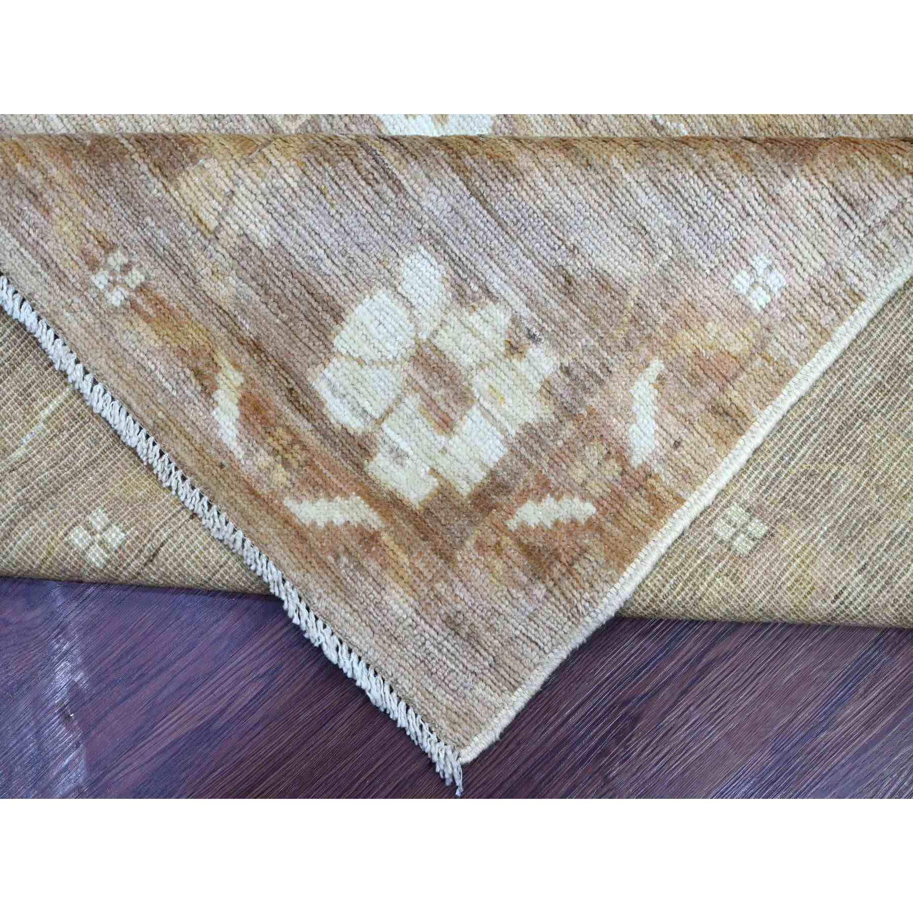 Oushak-And-Peshawar-Hand-Knotted-Rug-113055