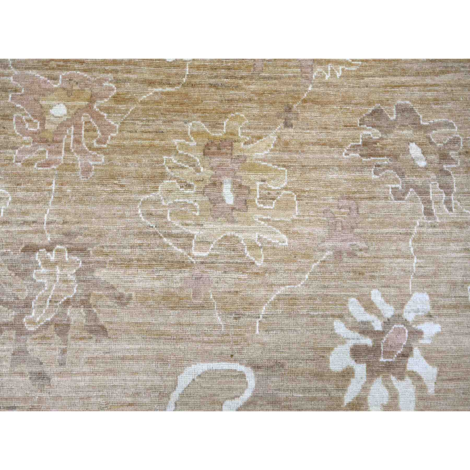 Oushak-And-Peshawar-Hand-Knotted-Rug-113055