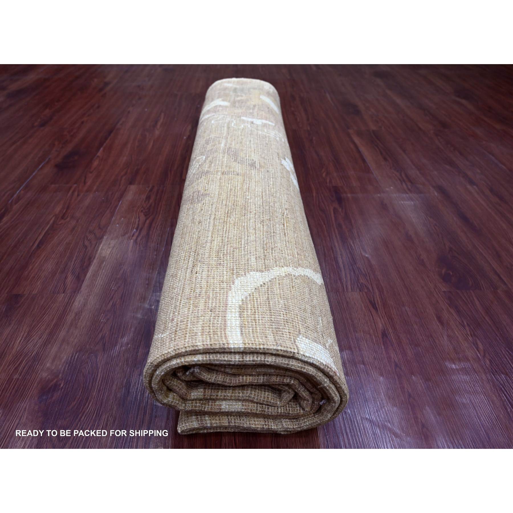 Oushak-And-Peshawar-Hand-Knotted-Rug-113055