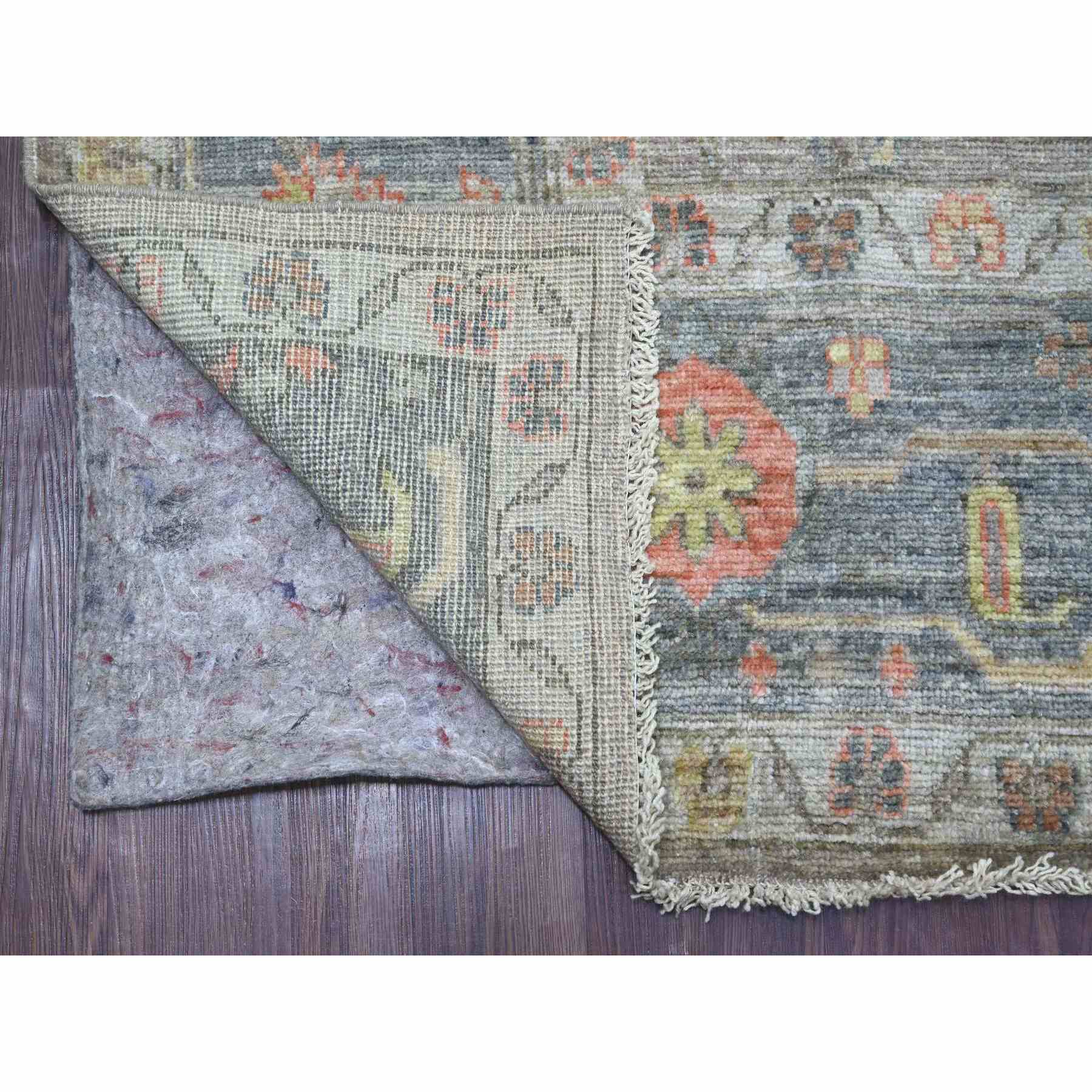 Oushak-And-Peshawar-Hand-Knotted-Rug-113060
