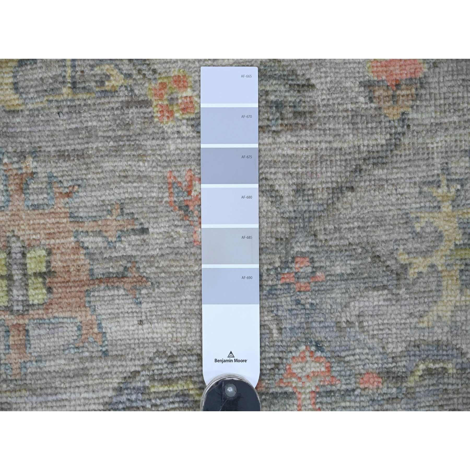 Oushak-And-Peshawar-Hand-Knotted-Rug-113060