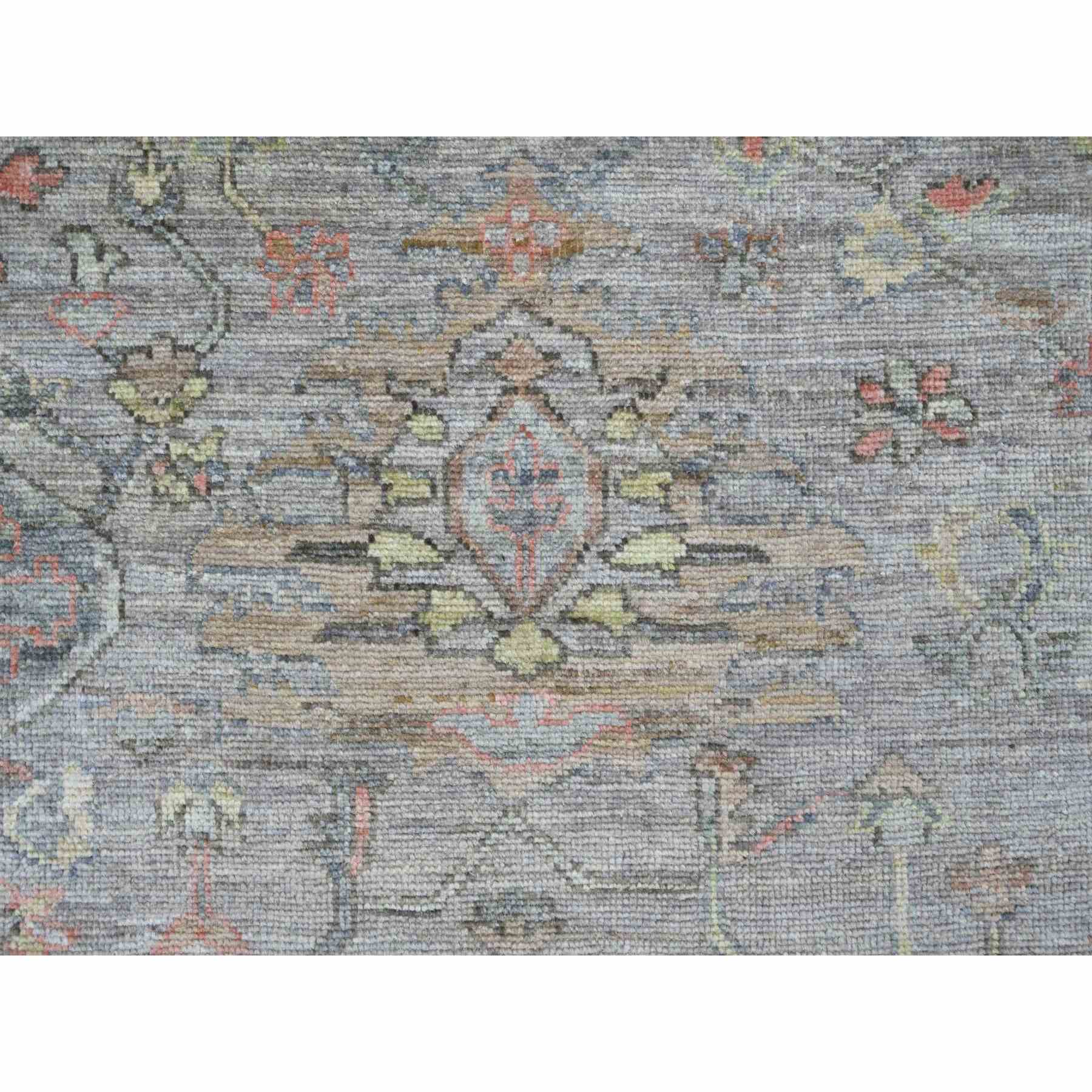 Oushak-And-Peshawar-Hand-Knotted-Rug-113060