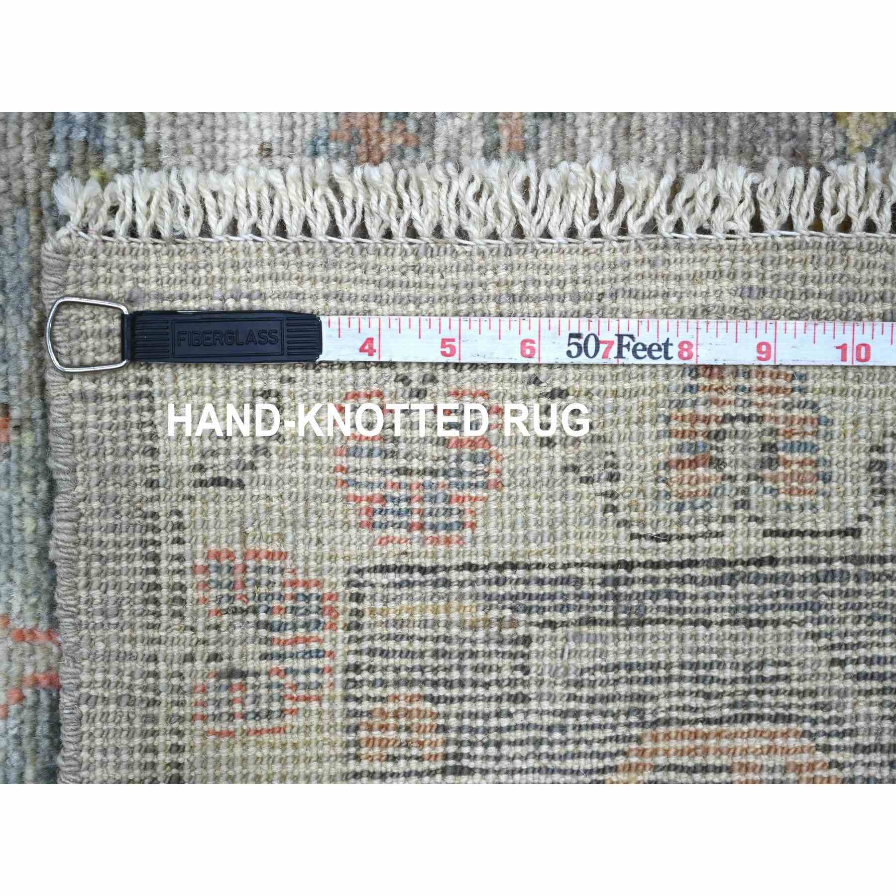 Oushak-And-Peshawar-Hand-Knotted-Rug-113060