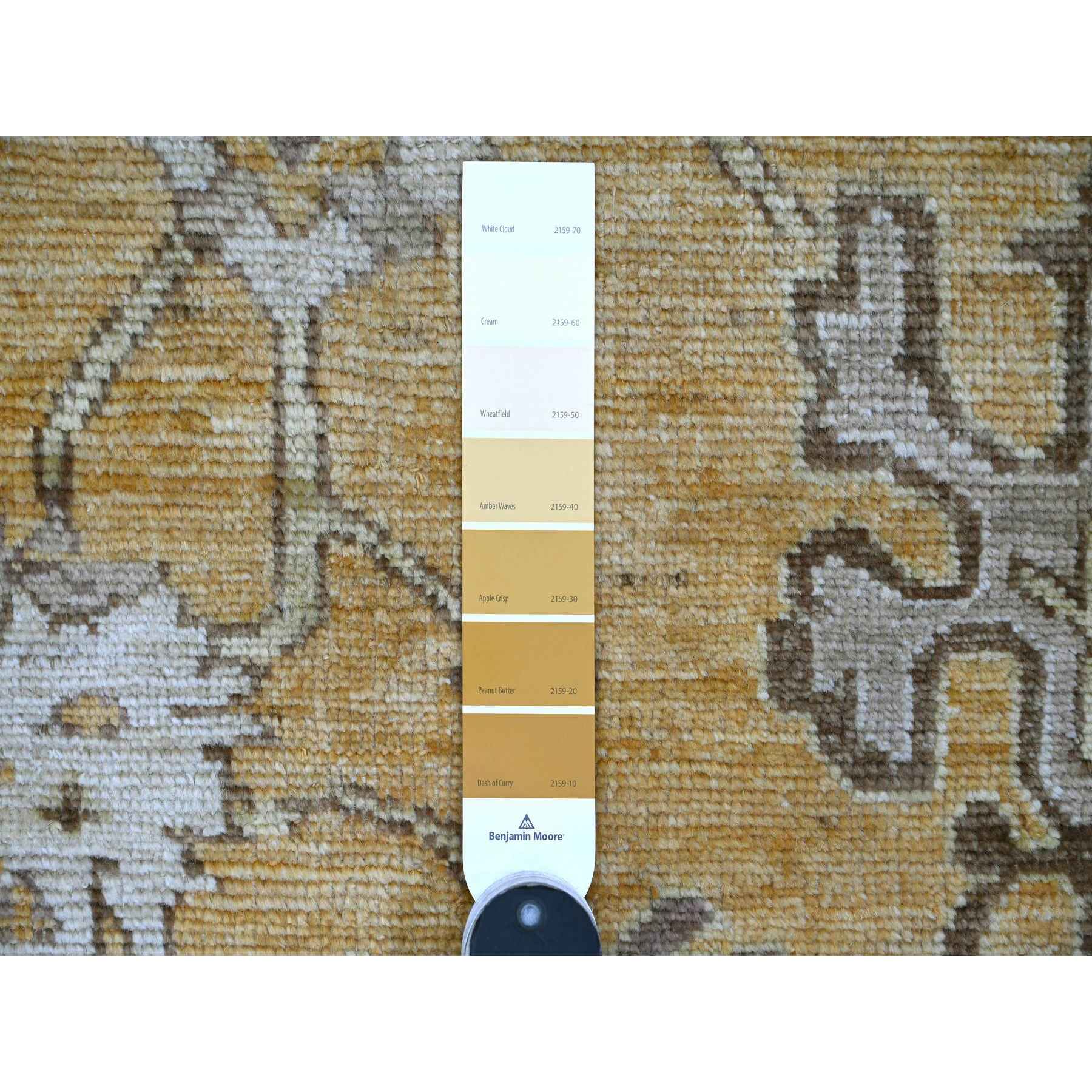 Oushak-And-Peshawar-Hand-Knotted-Rug-113065