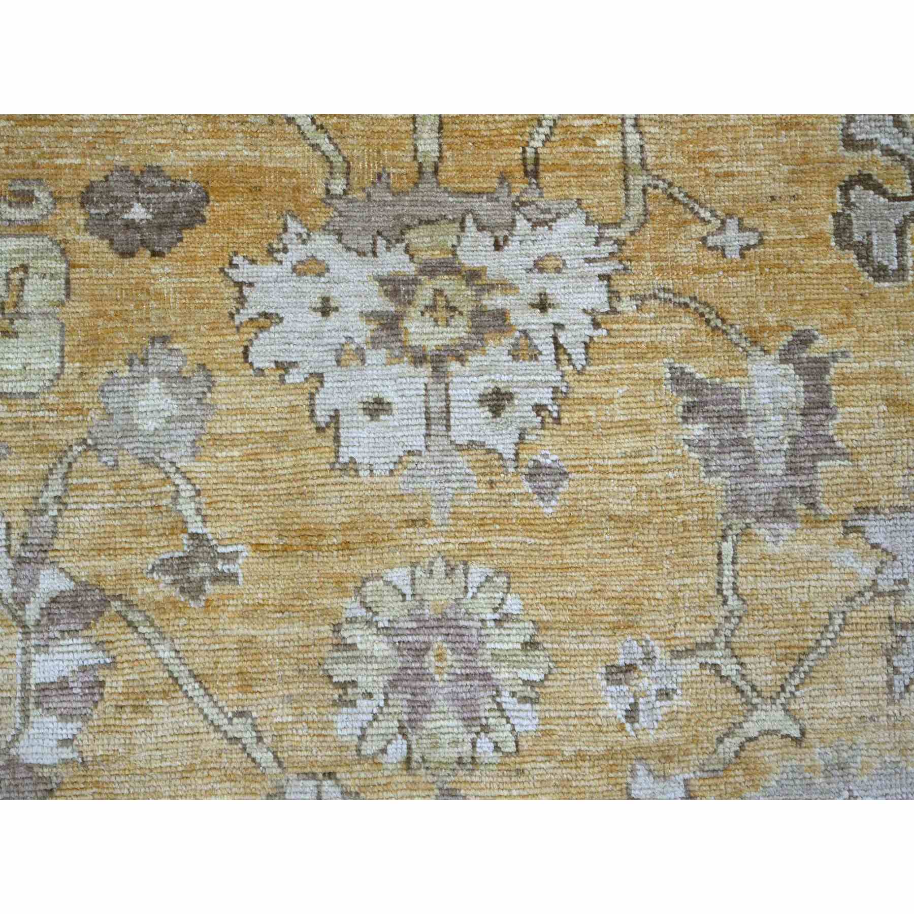 Oushak-And-Peshawar-Hand-Knotted-Rug-113065