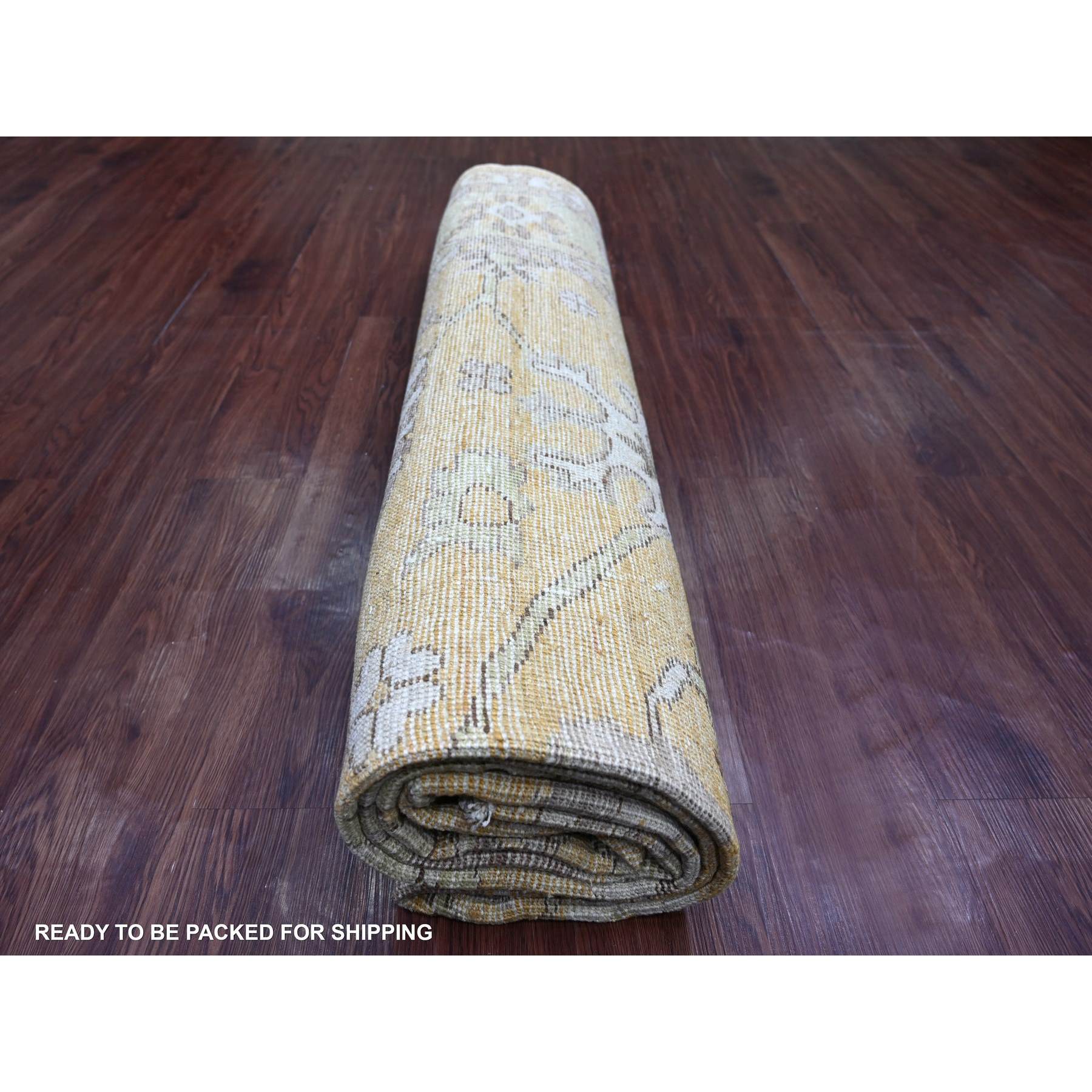 Oushak-And-Peshawar-Hand-Knotted-Rug-113065
