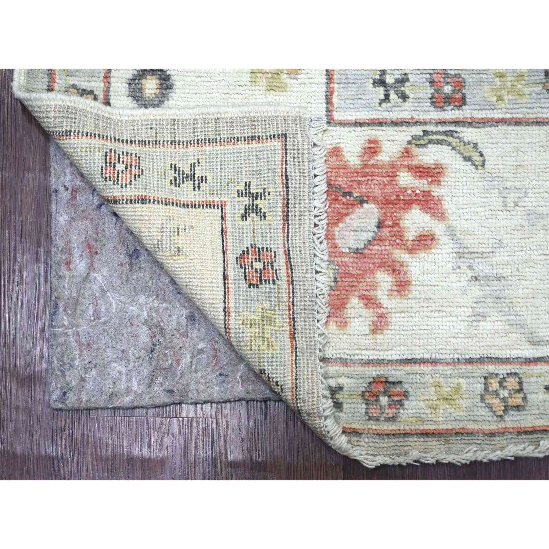 Oushak-And-Peshawar-Hand-Knotted-Rug-113070