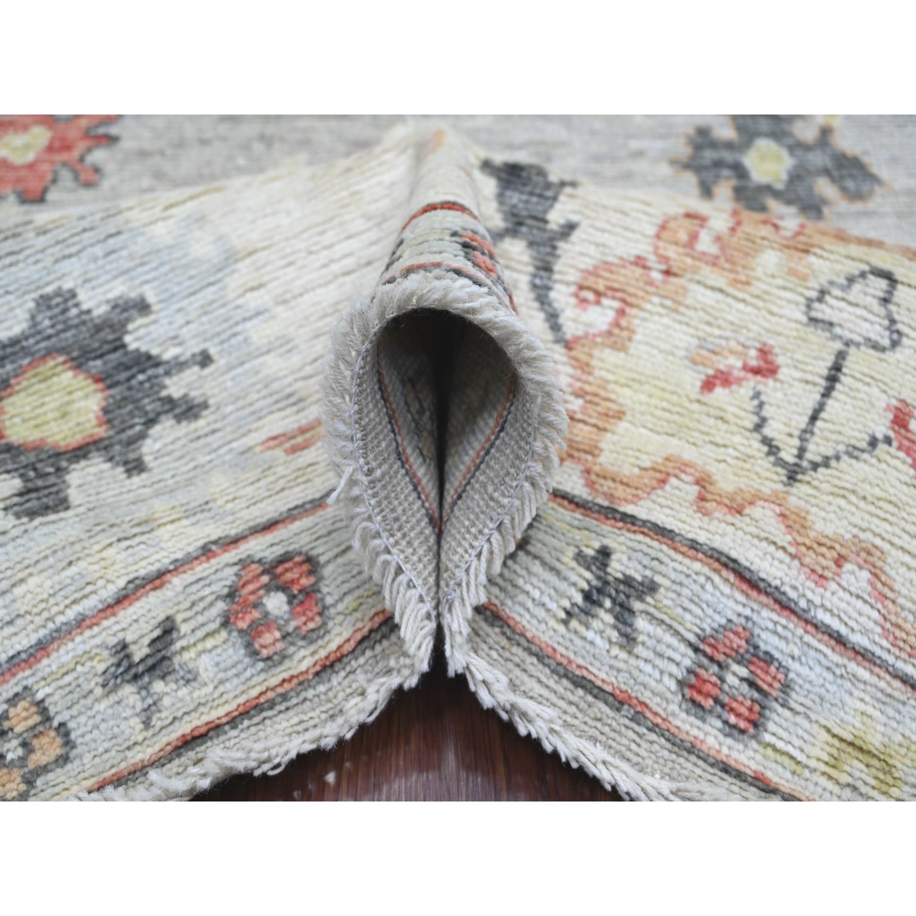 Oushak-And-Peshawar-Hand-Knotted-Rug-113070