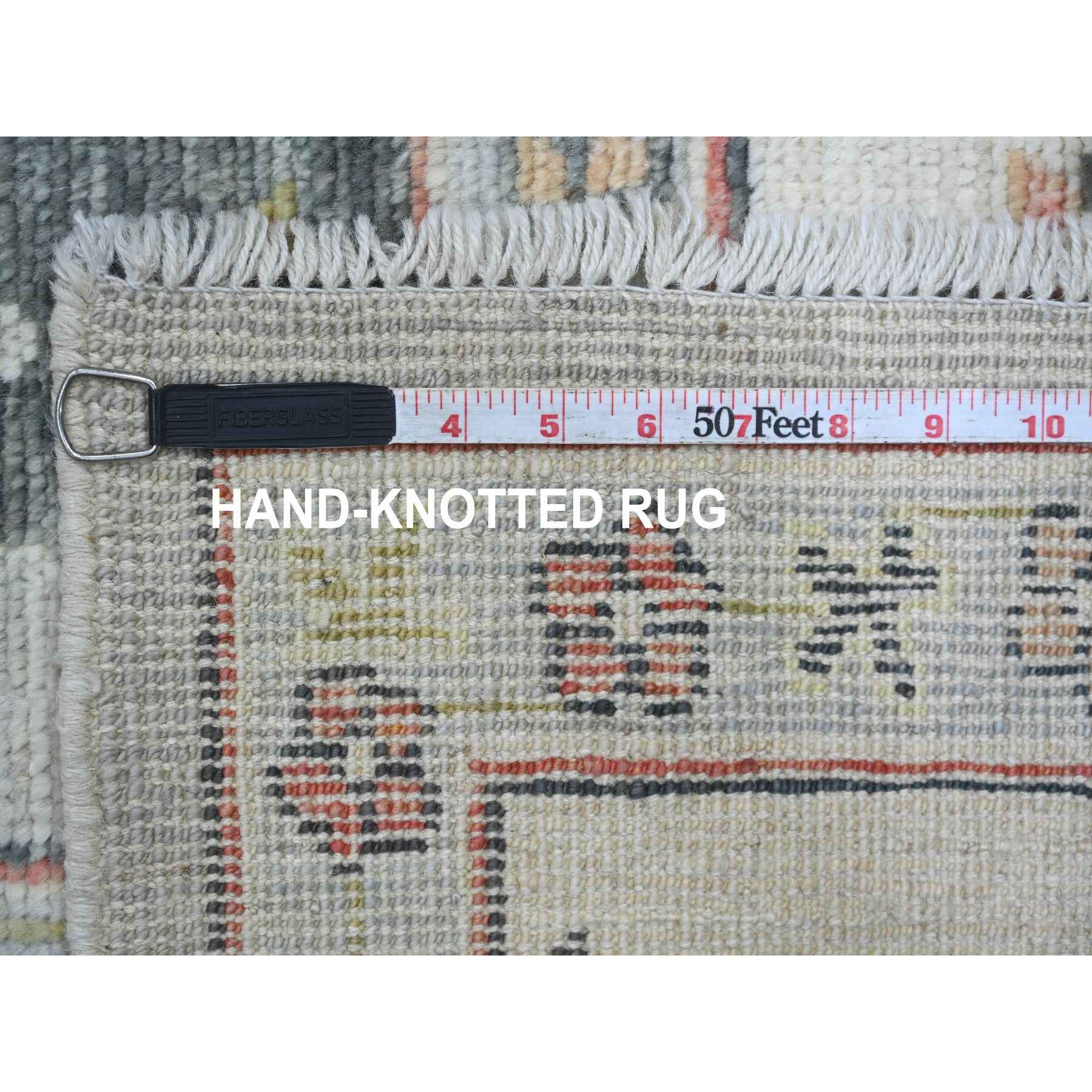 Oushak-And-Peshawar-Hand-Knotted-Rug-113070