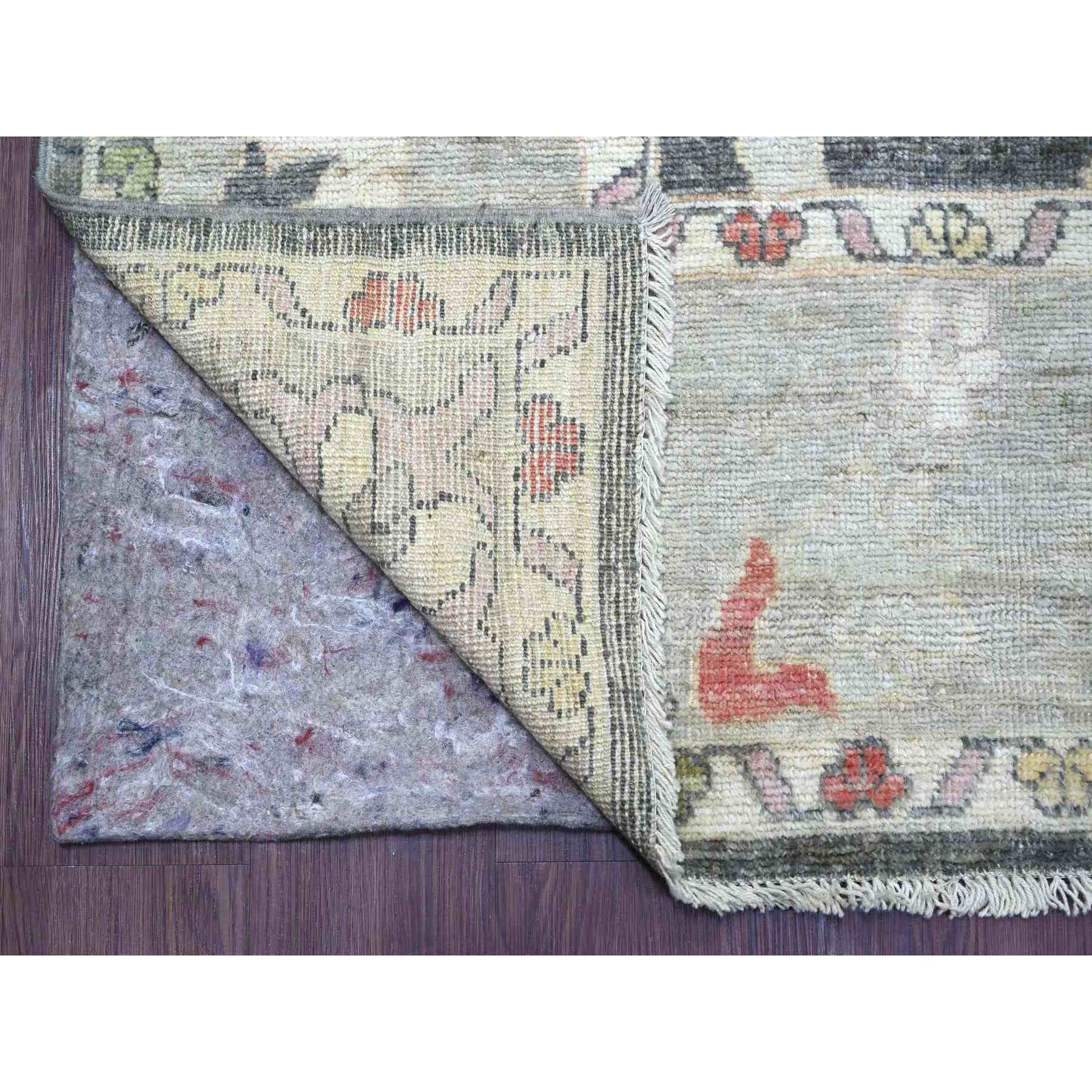 Oushak-And-Peshawar-Hand-Knotted-Rug-113075