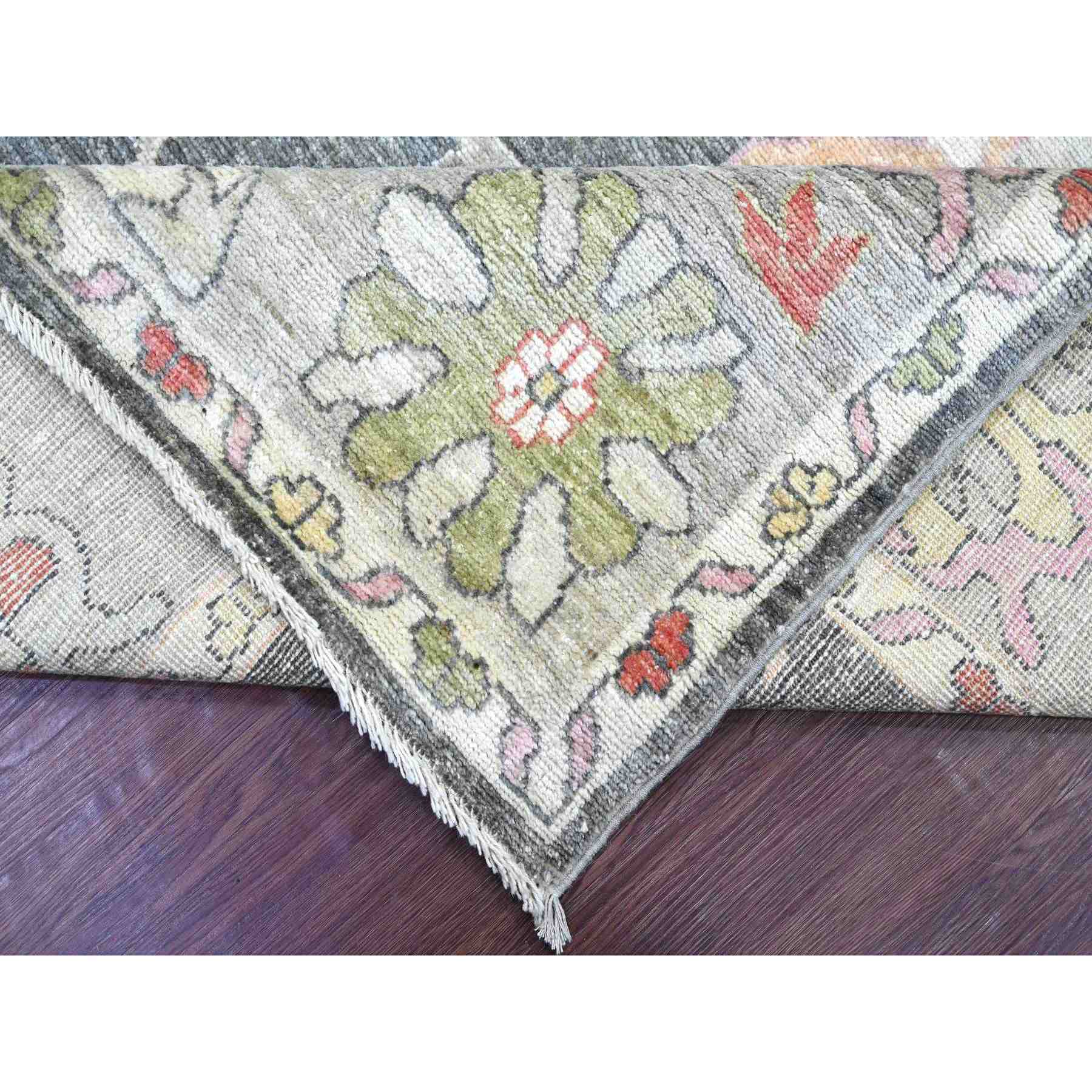 Oushak-And-Peshawar-Hand-Knotted-Rug-113075