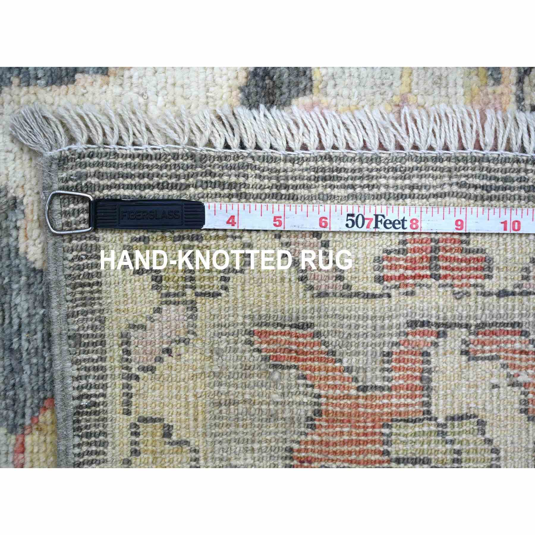 Oushak-And-Peshawar-Hand-Knotted-Rug-113075