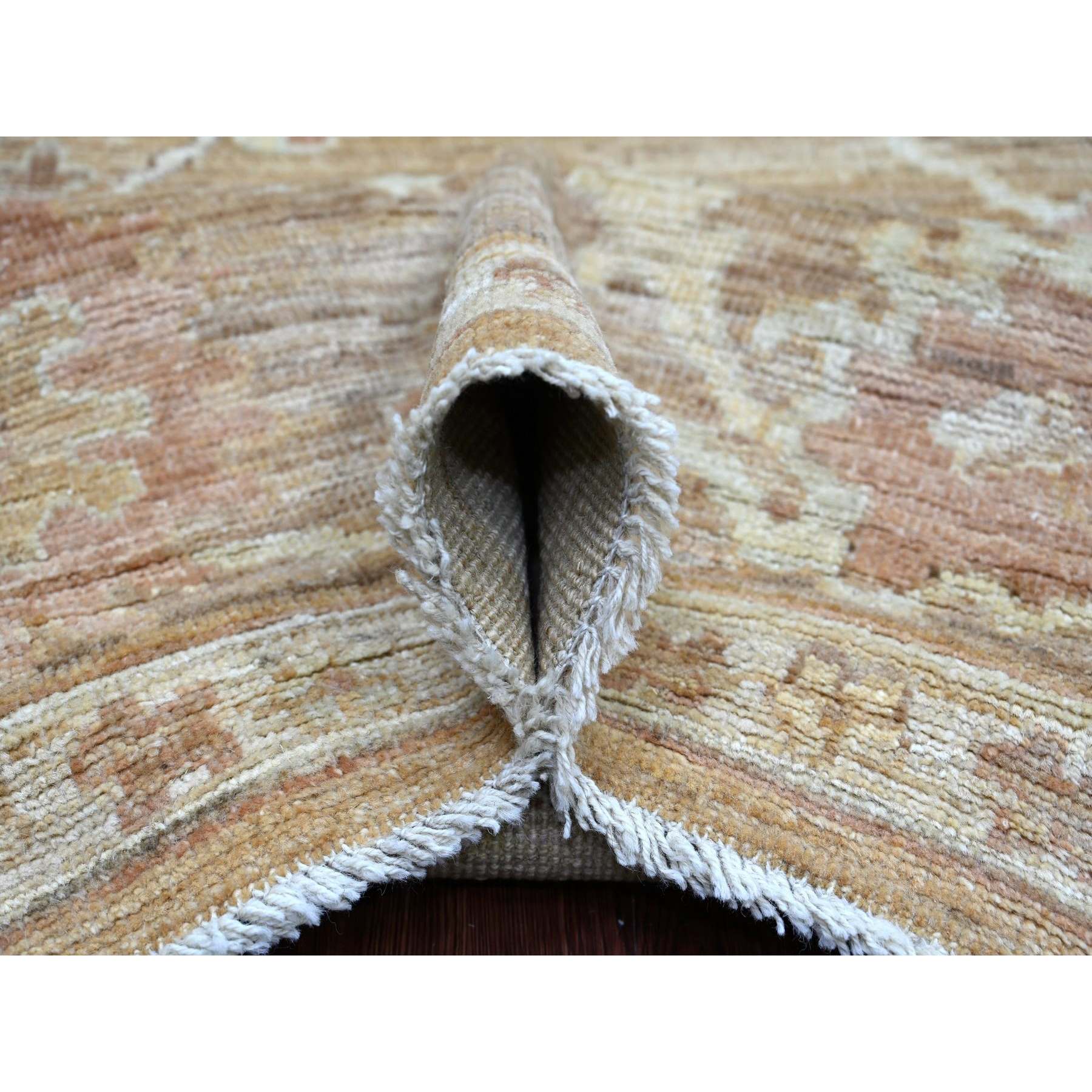 Oushak-And-Peshawar-Hand-Knotted-Rug-113080