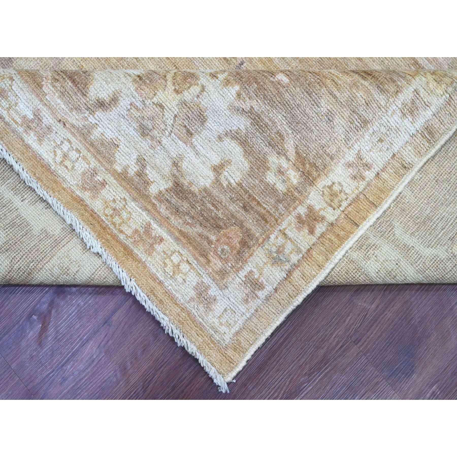 Oushak-And-Peshawar-Hand-Knotted-Rug-113080