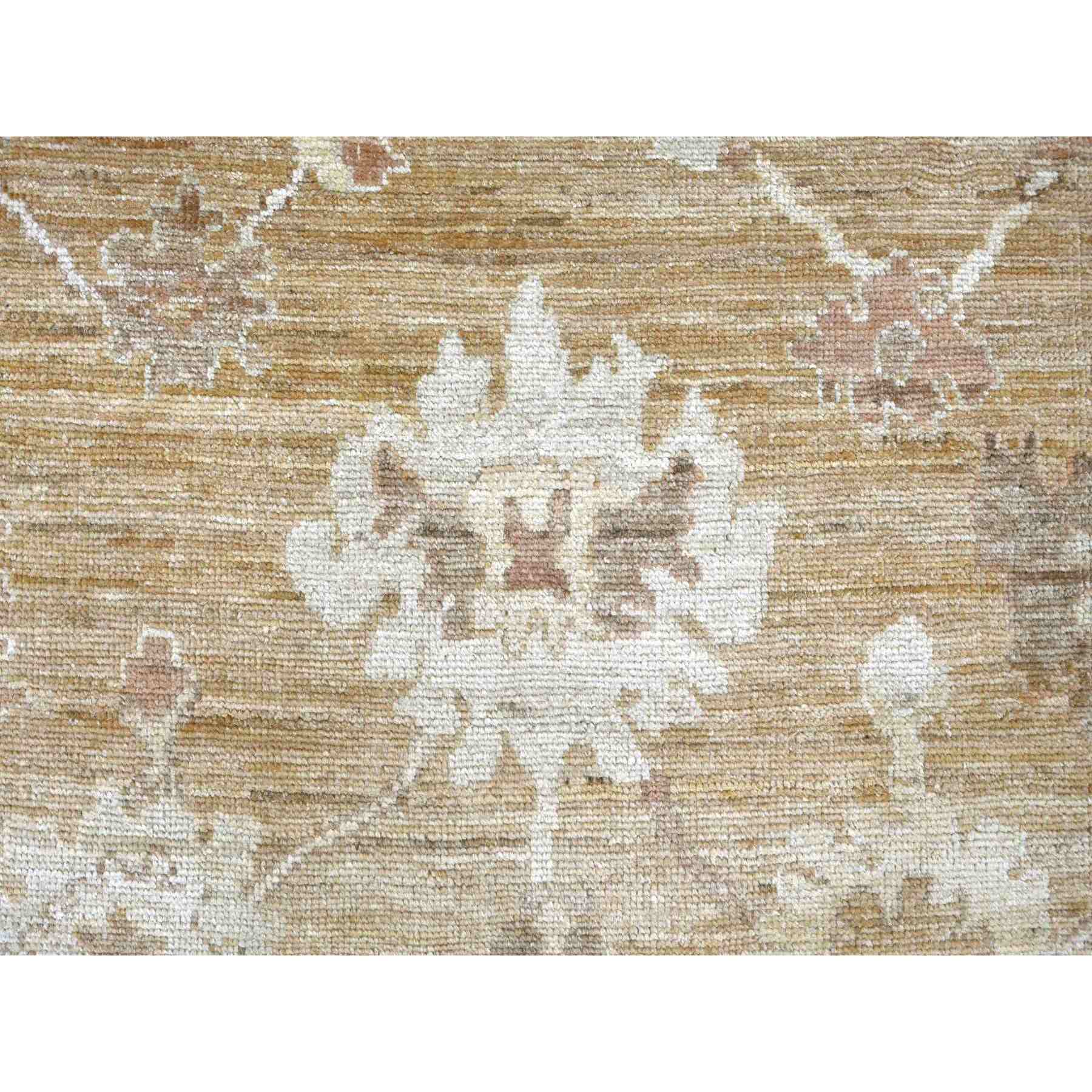 Oushak-And-Peshawar-Hand-Knotted-Rug-113080