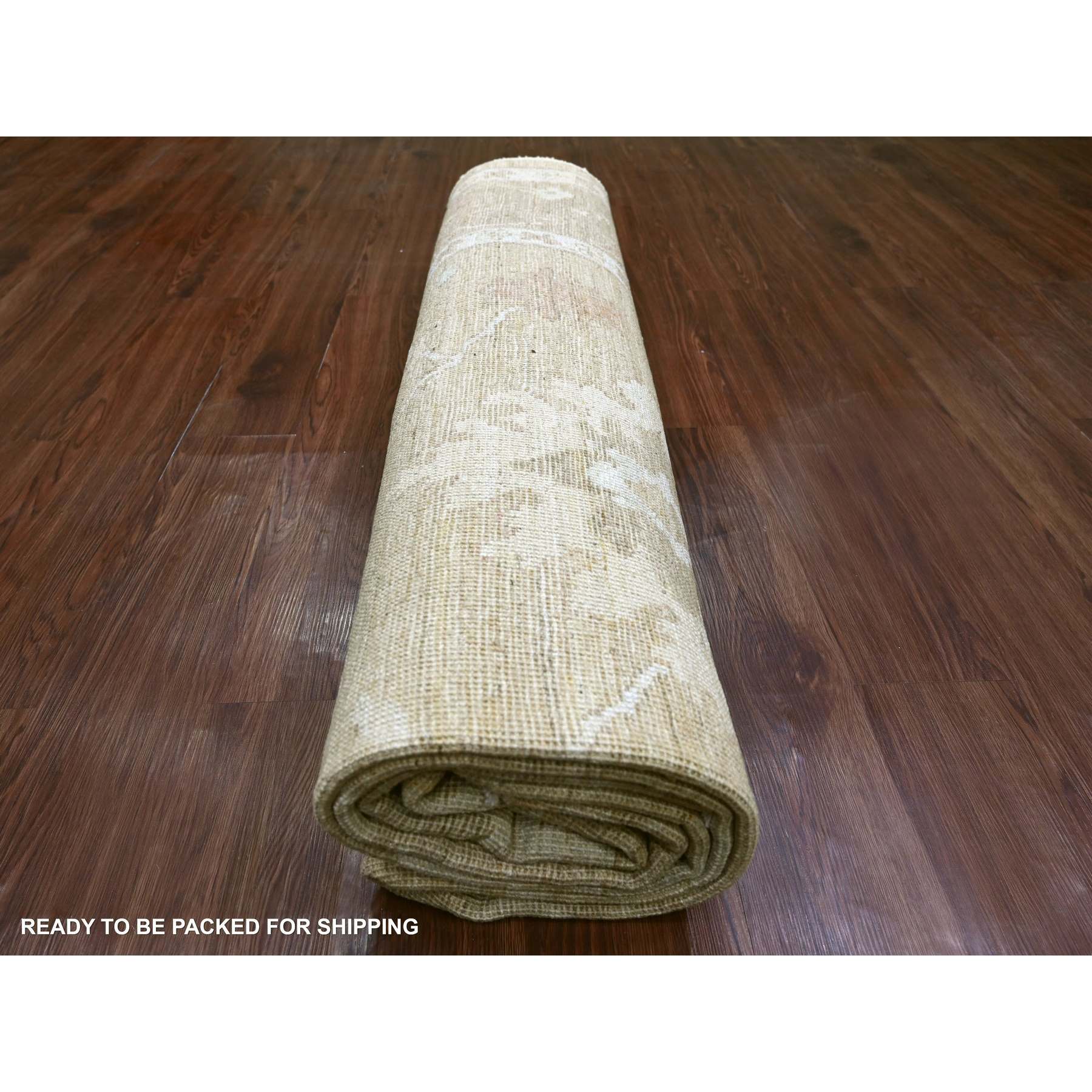 Oushak-And-Peshawar-Hand-Knotted-Rug-113080