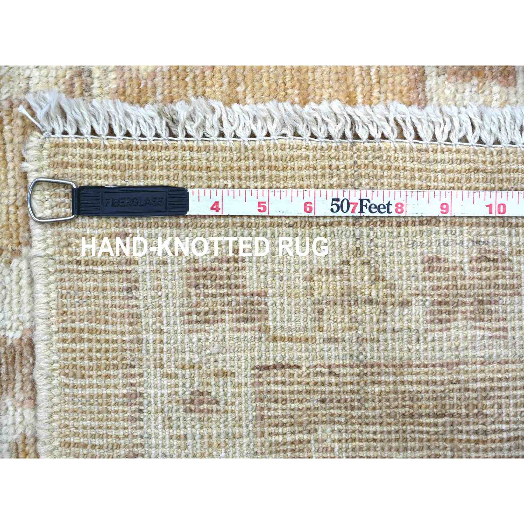 Oushak-And-Peshawar-Hand-Knotted-Rug-113080