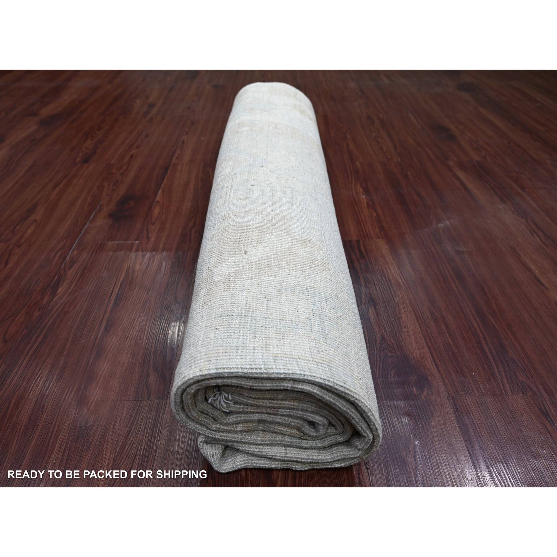 Oushak-And-Peshawar-Hand-Knotted-Rug-113085
