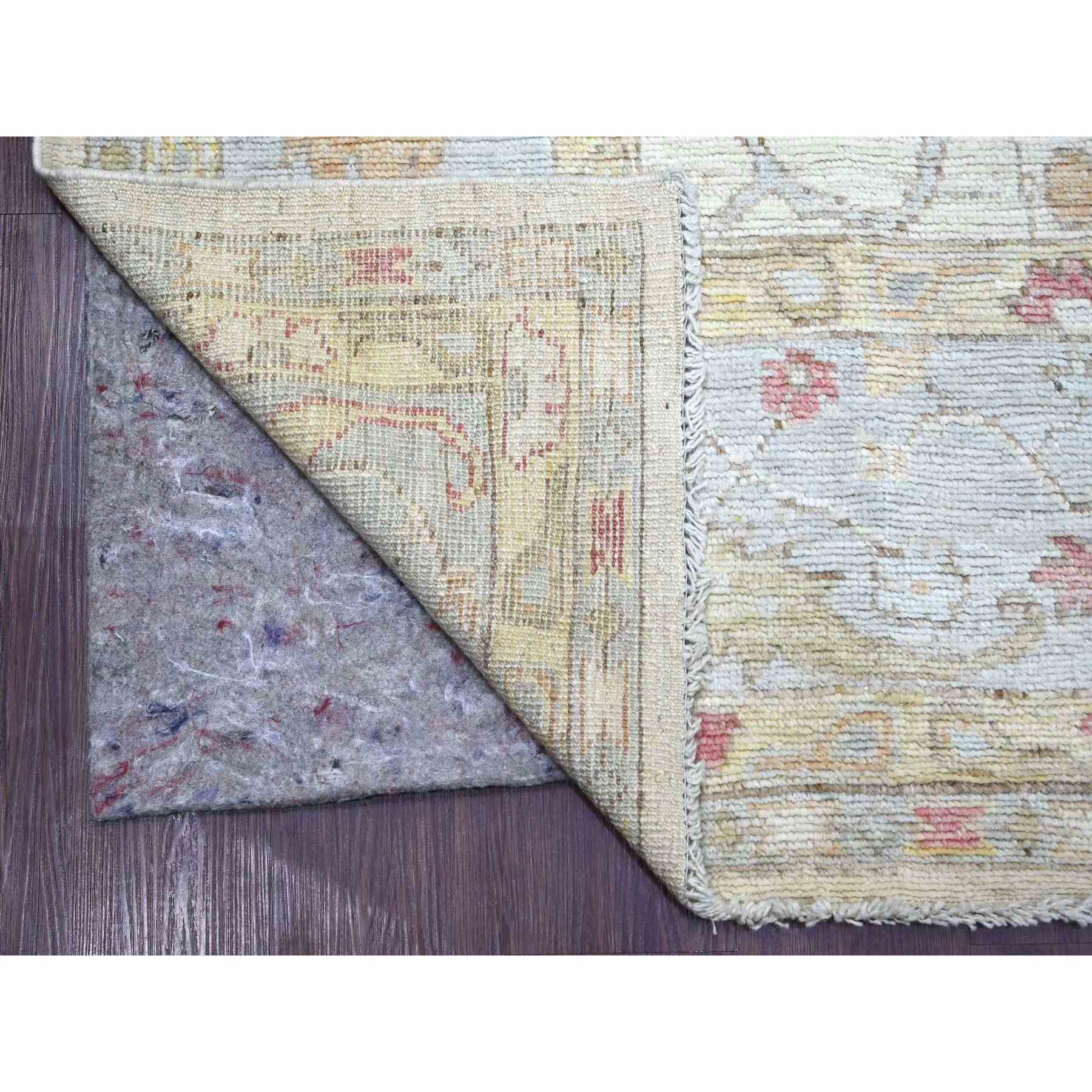 Oushak-And-Peshawar-Hand-Knotted-Rug-113095