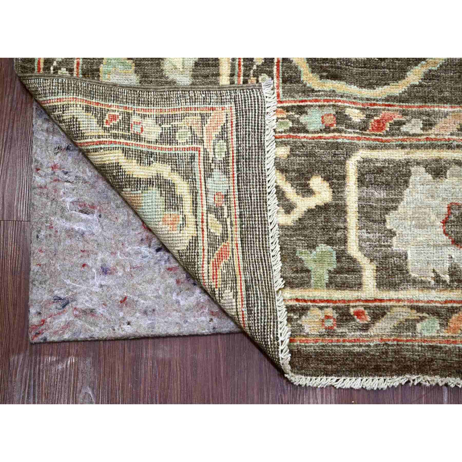 Oushak-And-Peshawar-Hand-Knotted-Rug-113100