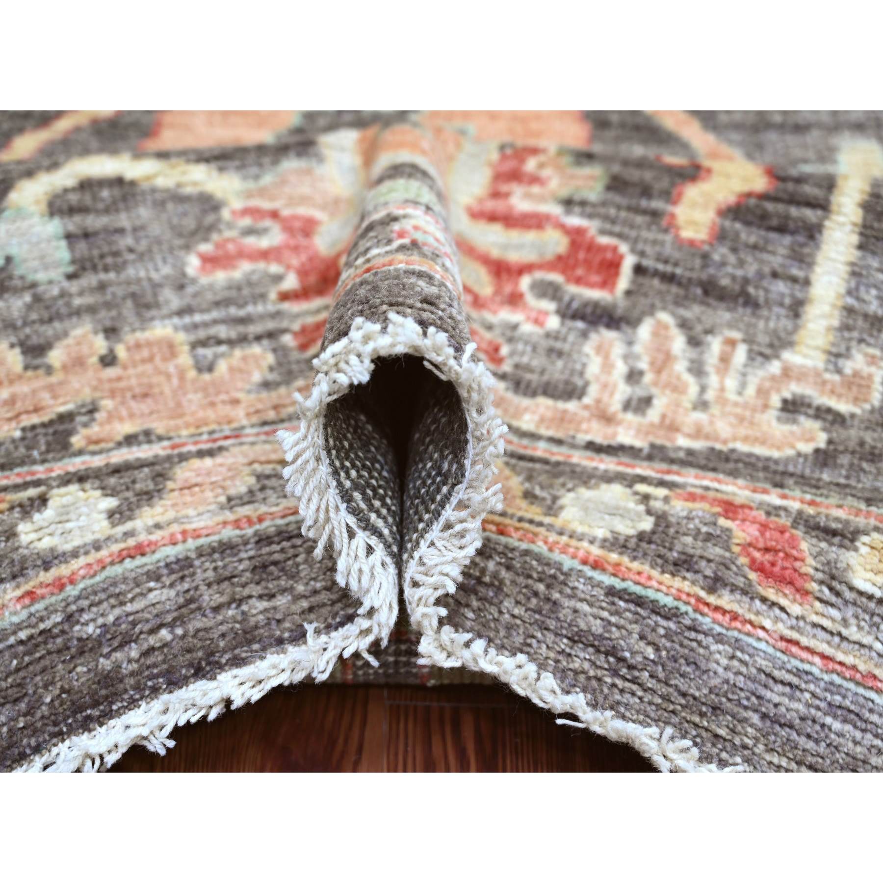 Oushak-And-Peshawar-Hand-Knotted-Rug-113100