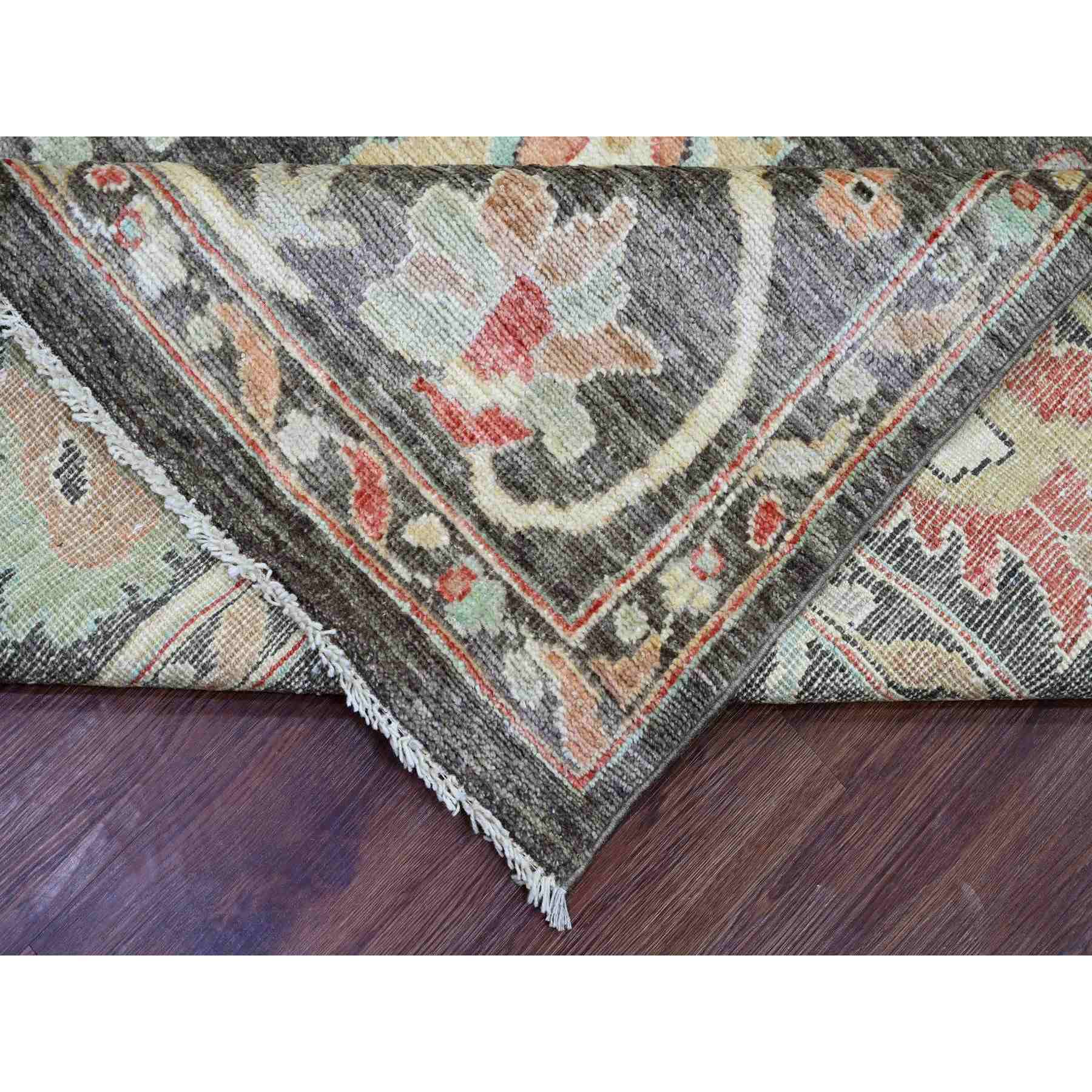 Oushak-And-Peshawar-Hand-Knotted-Rug-113100