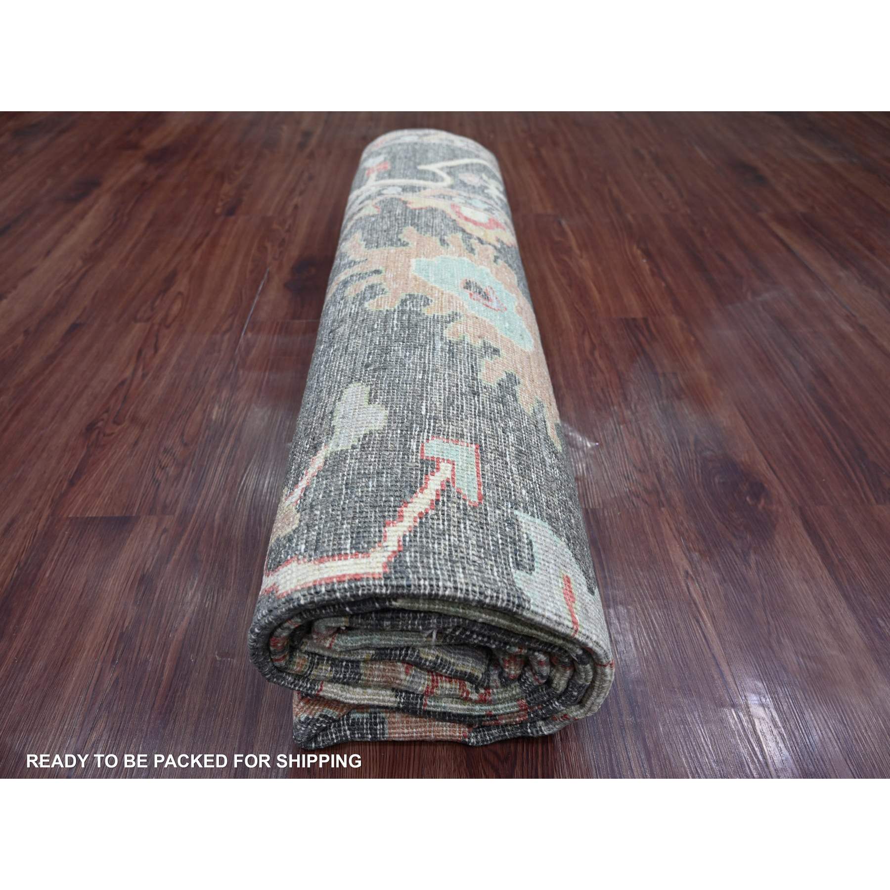 Oushak-And-Peshawar-Hand-Knotted-Rug-113100
