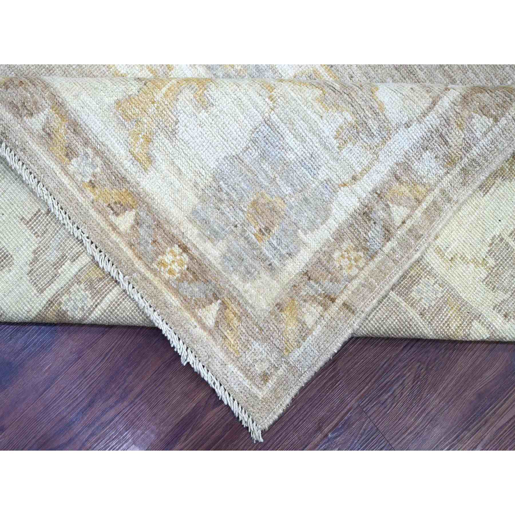 Oushak-And-Peshawar-Hand-Knotted-Rug-113110