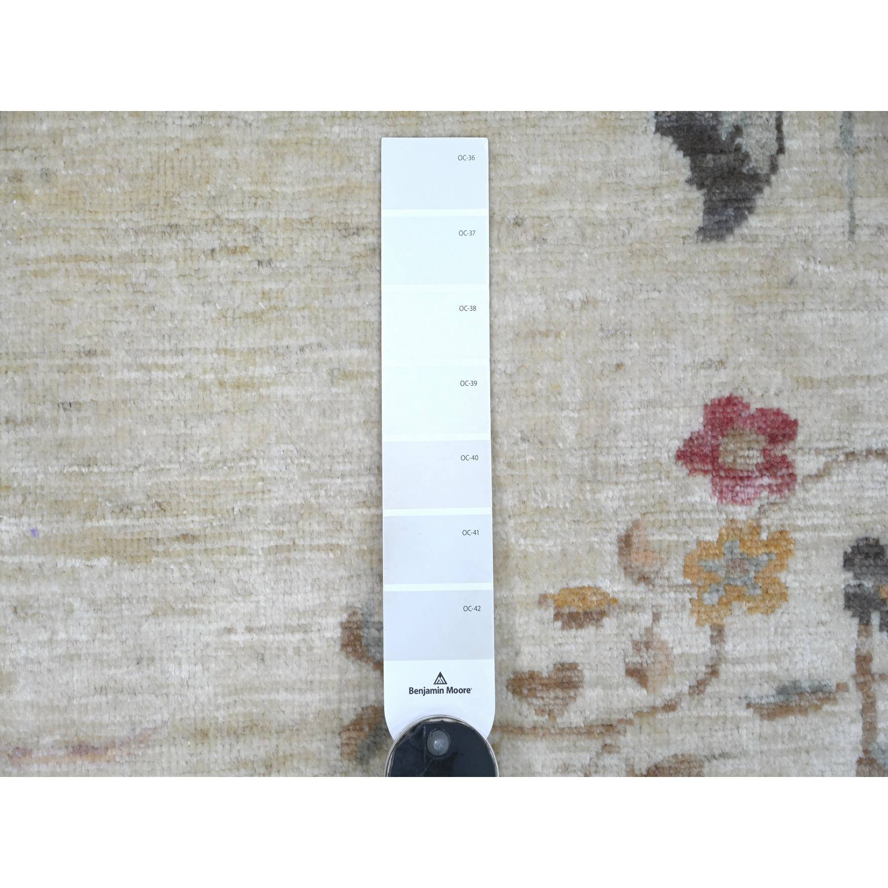 Oushak-And-Peshawar-Hand-Knotted-Rug-113115