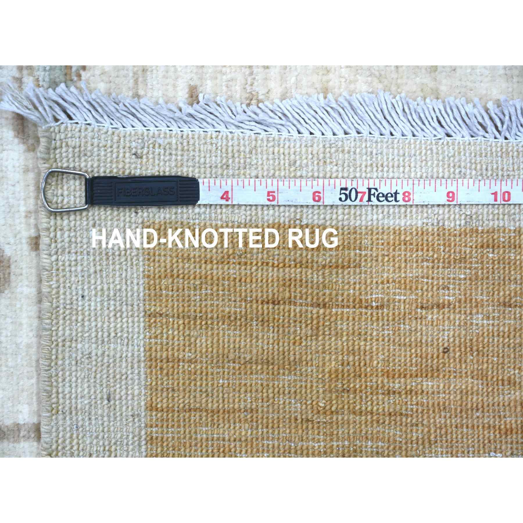 Oushak-And-Peshawar-Hand-Knotted-Rug-113115