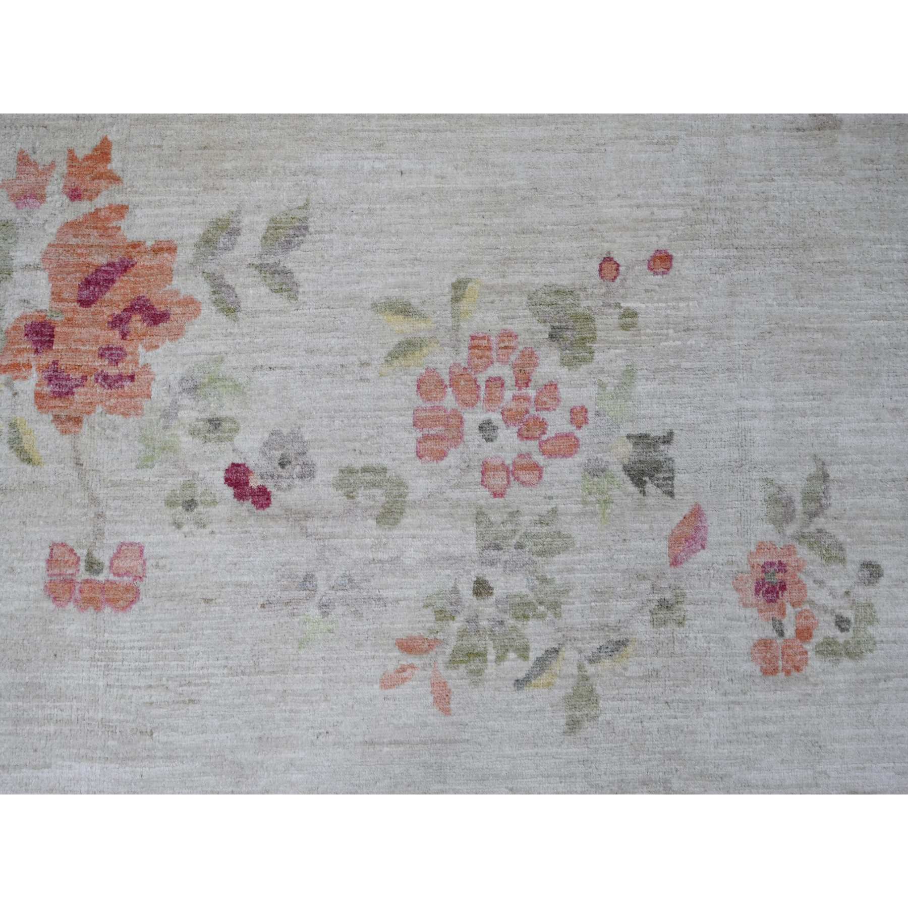 Oushak-And-Peshawar-Hand-Knotted-Rug-113125