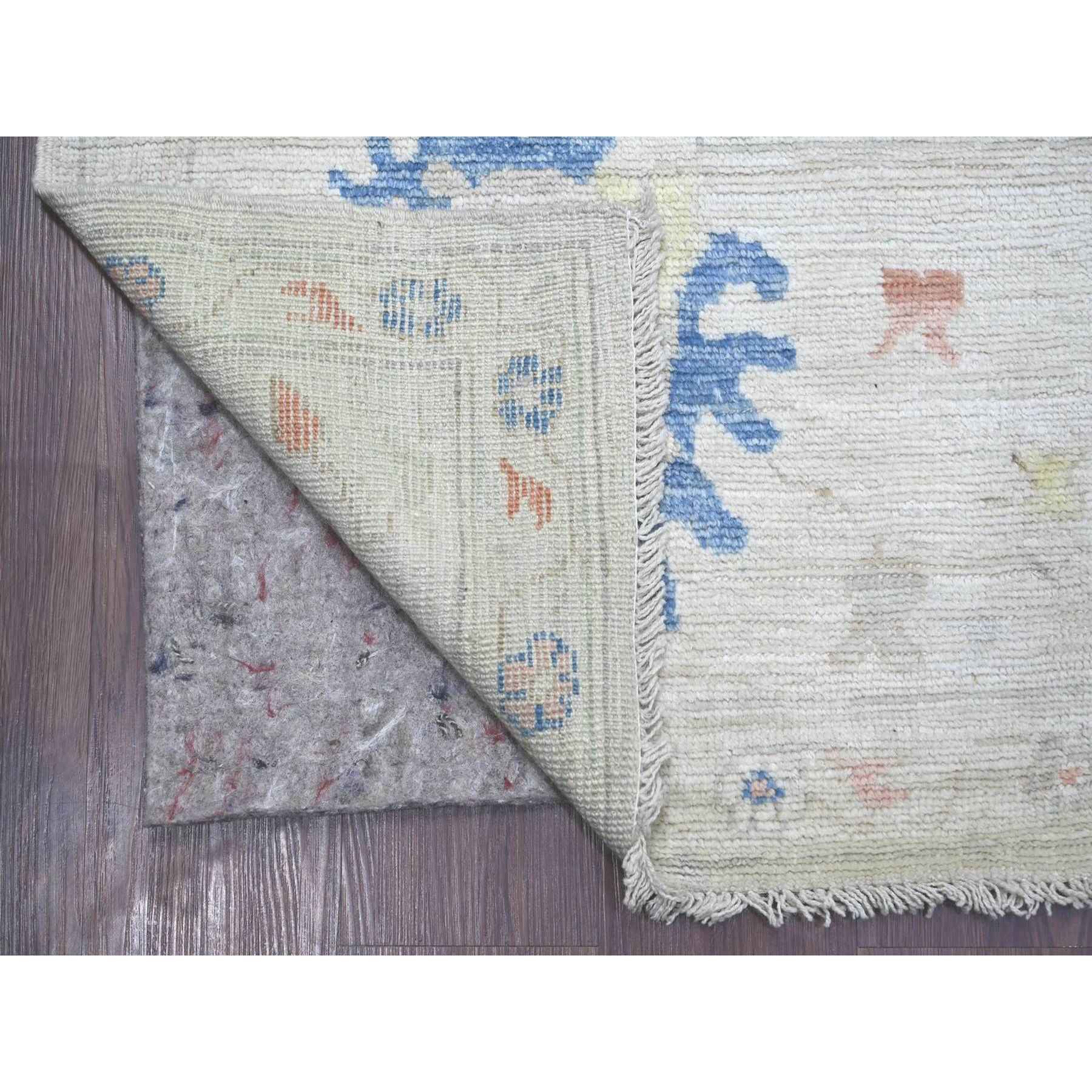 Oushak-And-Peshawar-Hand-Knotted-Rug-113130