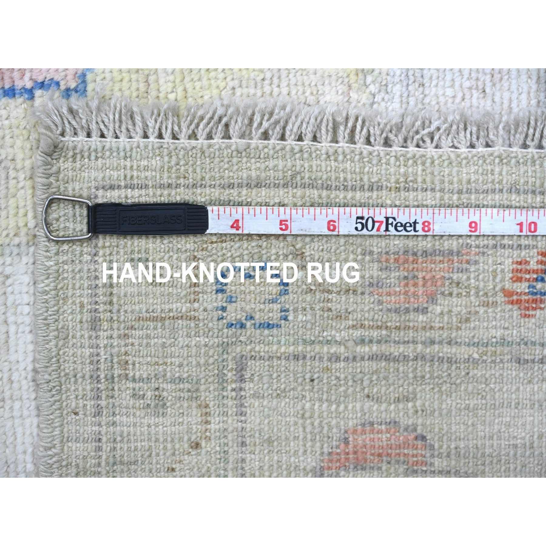 Oushak-And-Peshawar-Hand-Knotted-Rug-113130