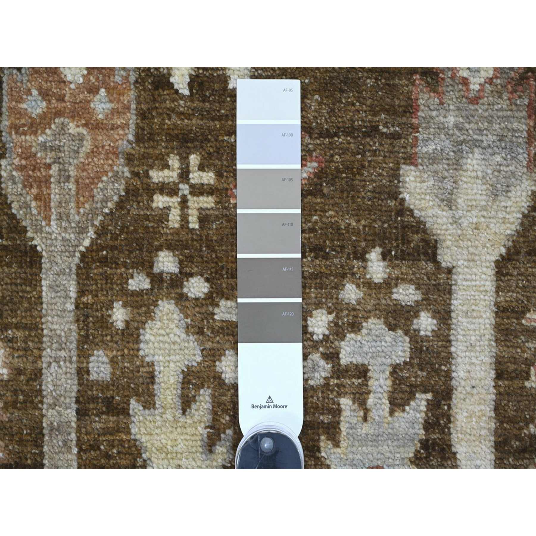 Oushak-And-Peshawar-Hand-Knotted-Rug-113135