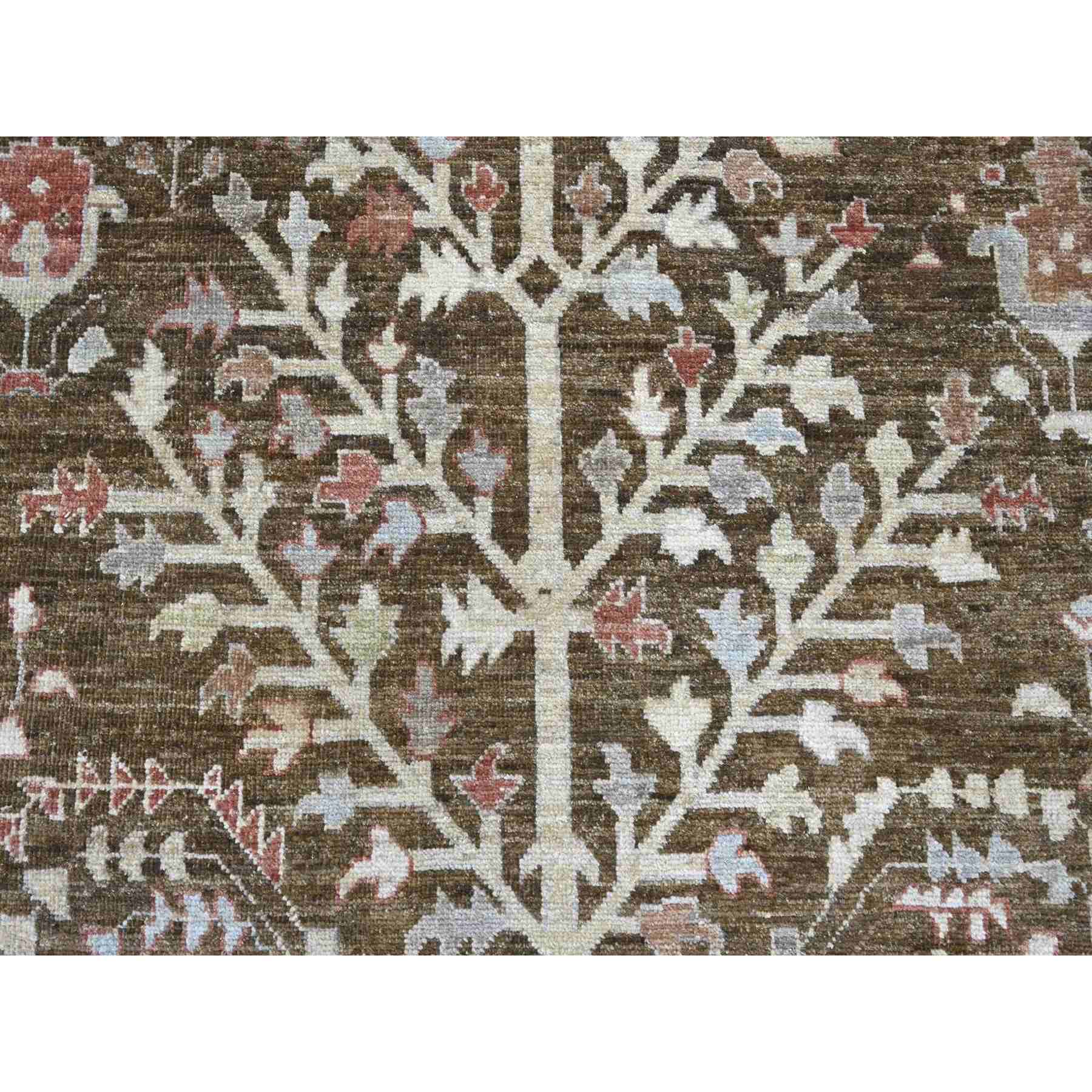 Oushak-And-Peshawar-Hand-Knotted-Rug-113135