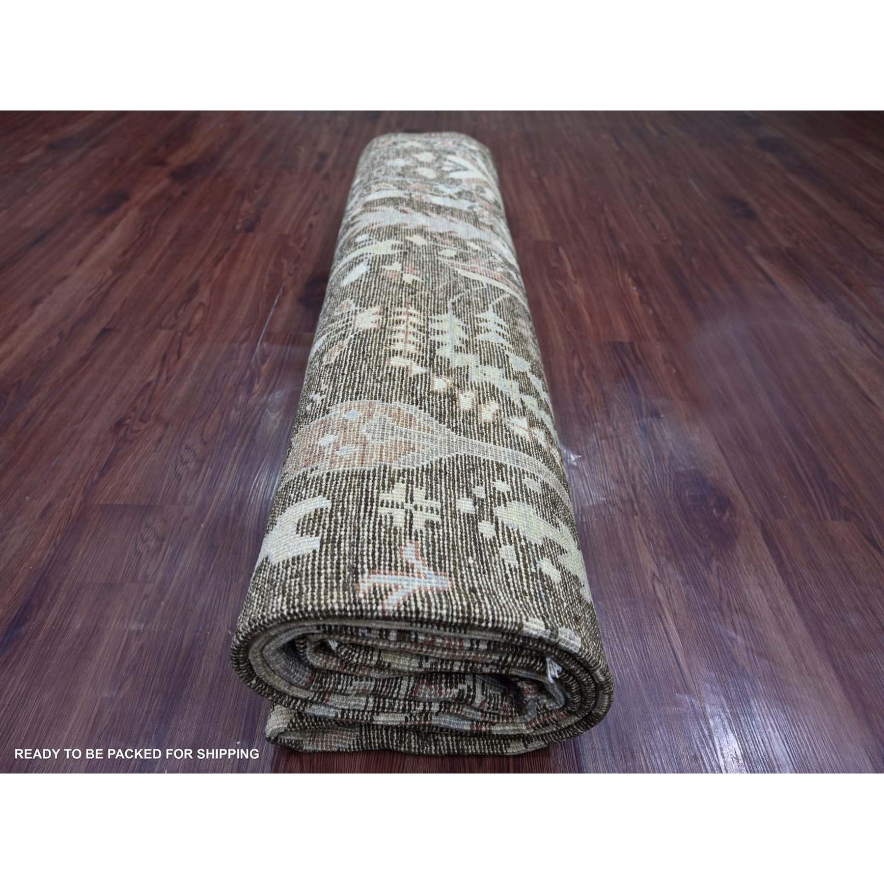 Oushak-And-Peshawar-Hand-Knotted-Rug-113135