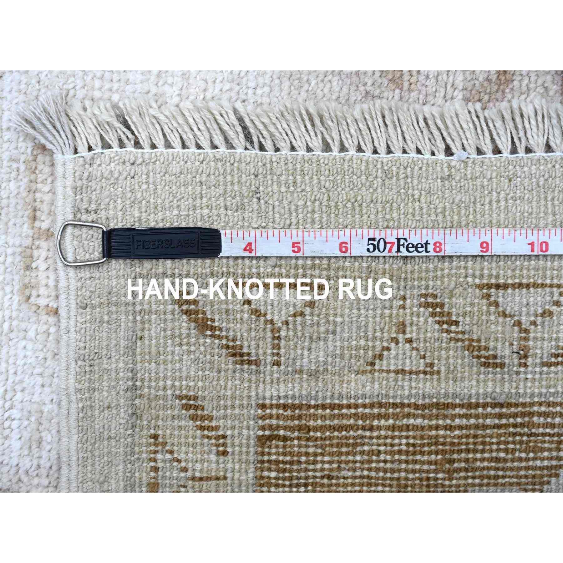 Oushak-And-Peshawar-Hand-Knotted-Rug-113145