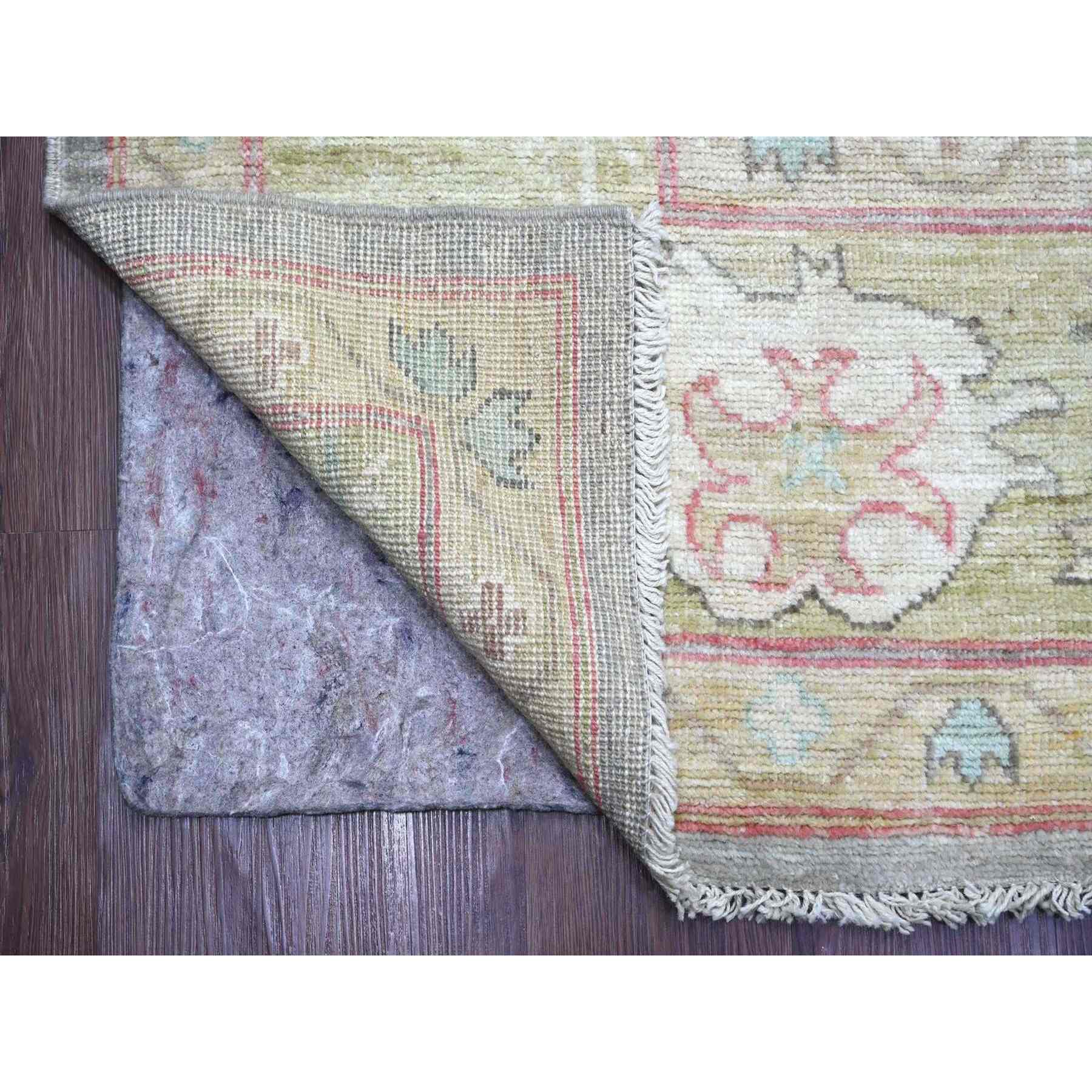 Oushak-And-Peshawar-Hand-Knotted-Rug-113160