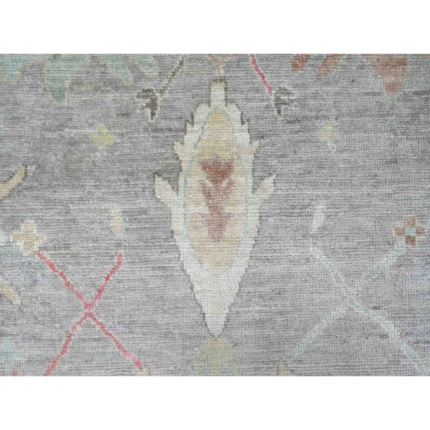Oushak-And-Peshawar-Hand-Knotted-Rug-113160