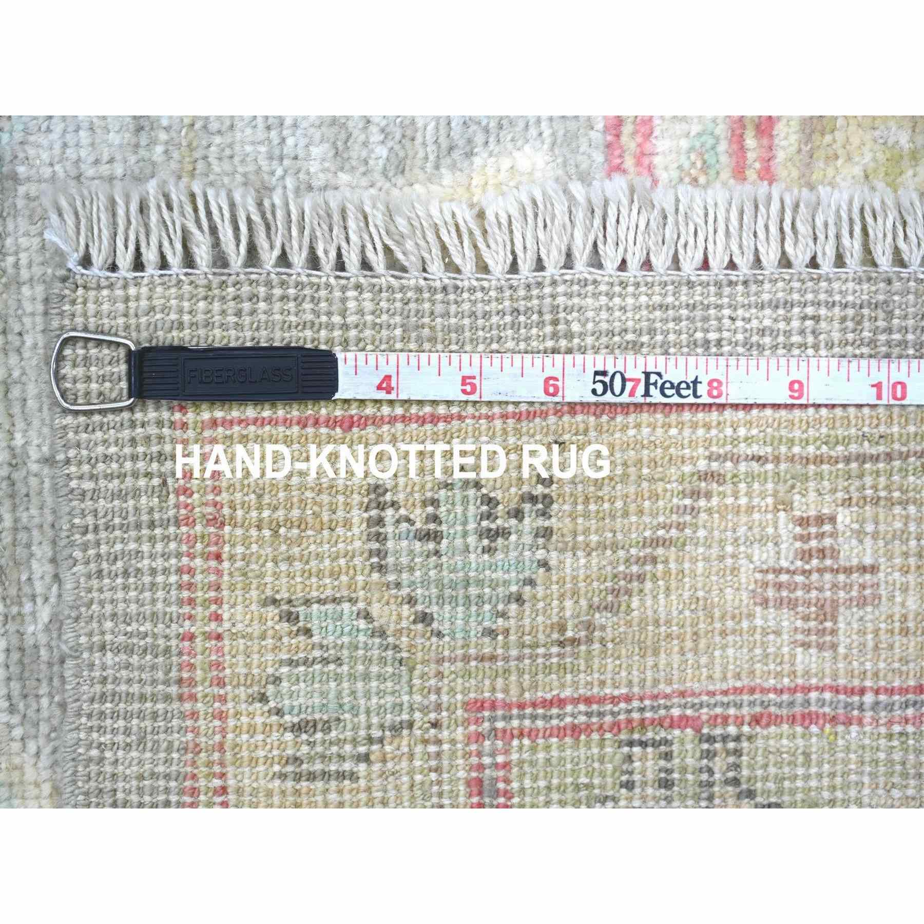 Oushak-And-Peshawar-Hand-Knotted-Rug-113160