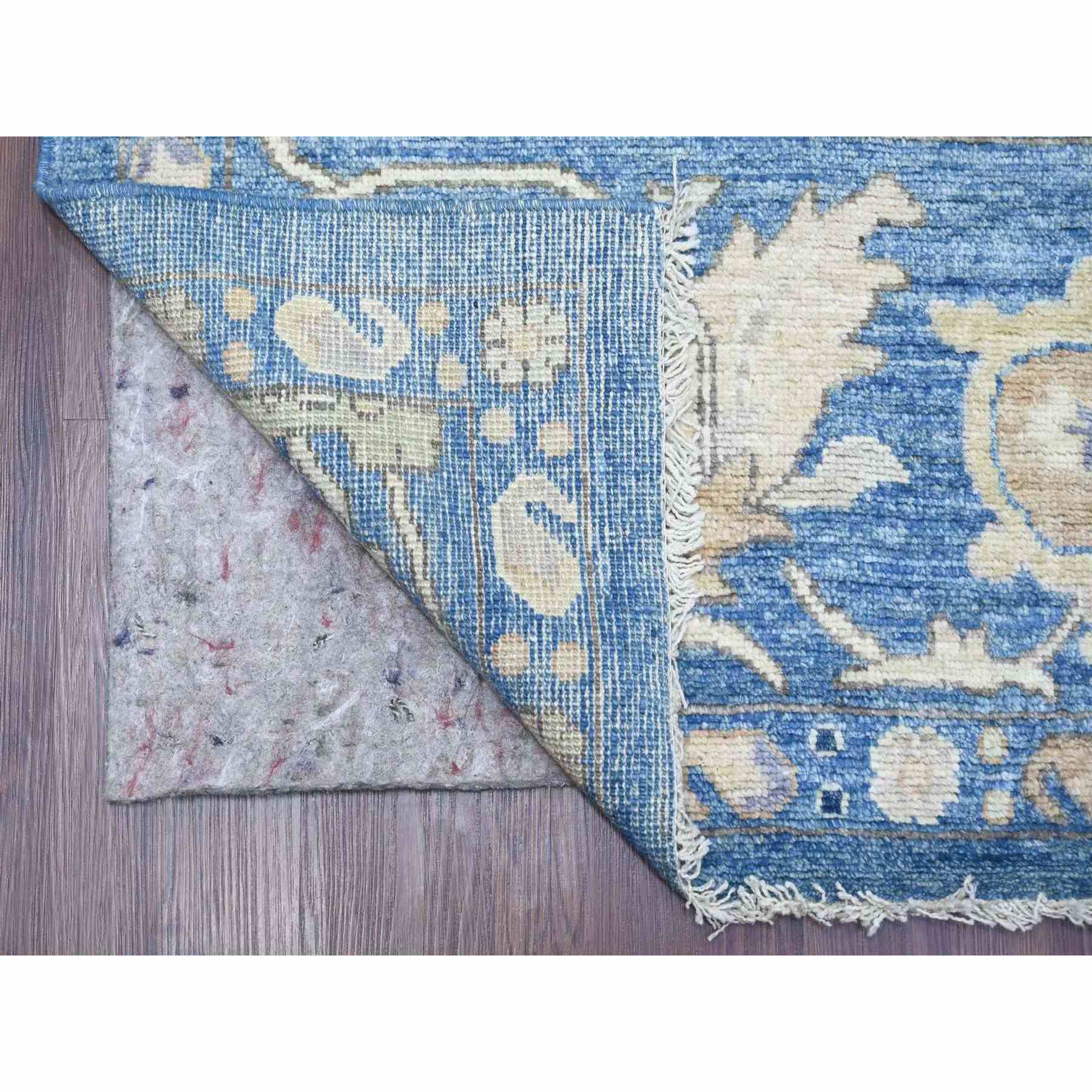 Oushak-And-Peshawar-Hand-Knotted-Rug-113165