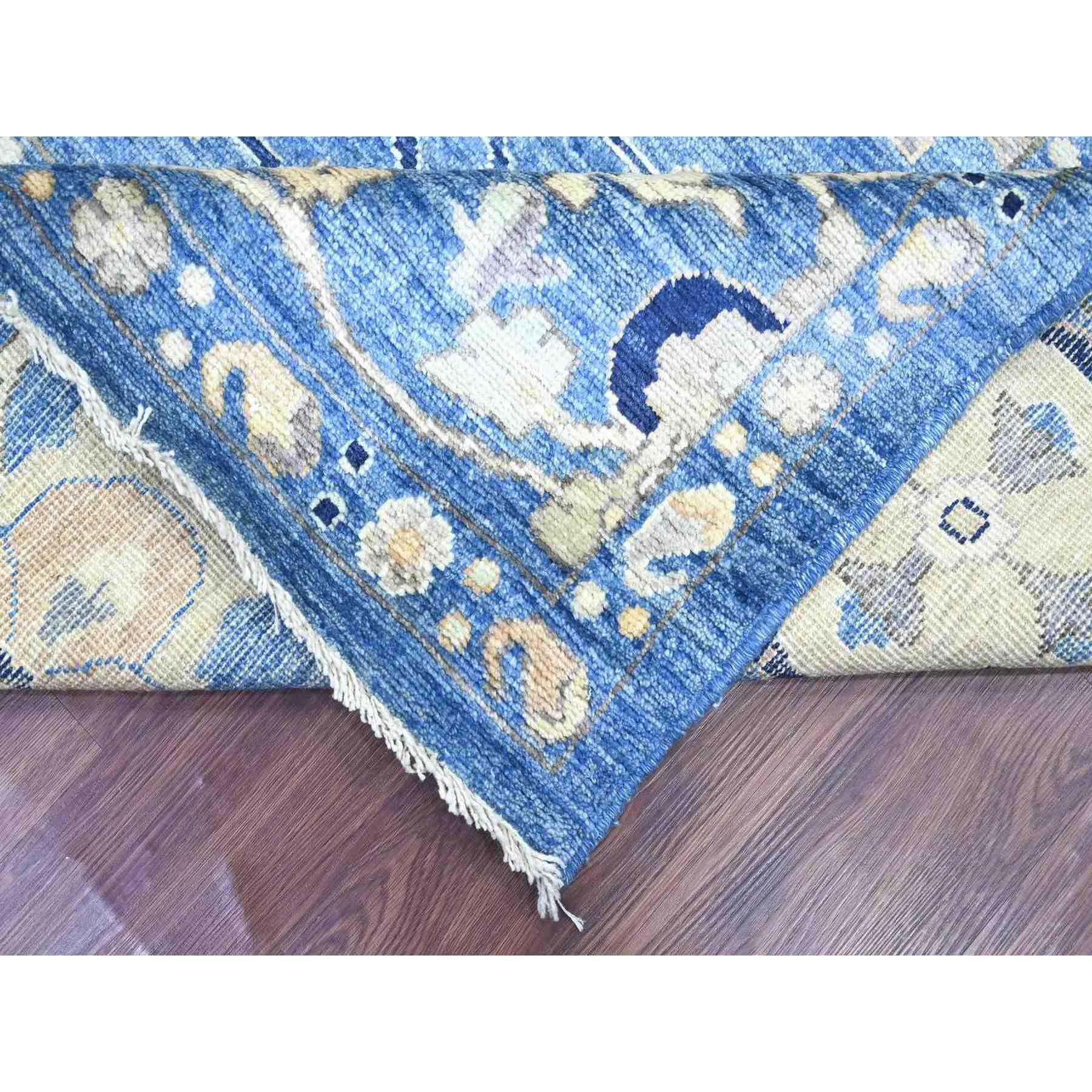 Oushak-And-Peshawar-Hand-Knotted-Rug-113165