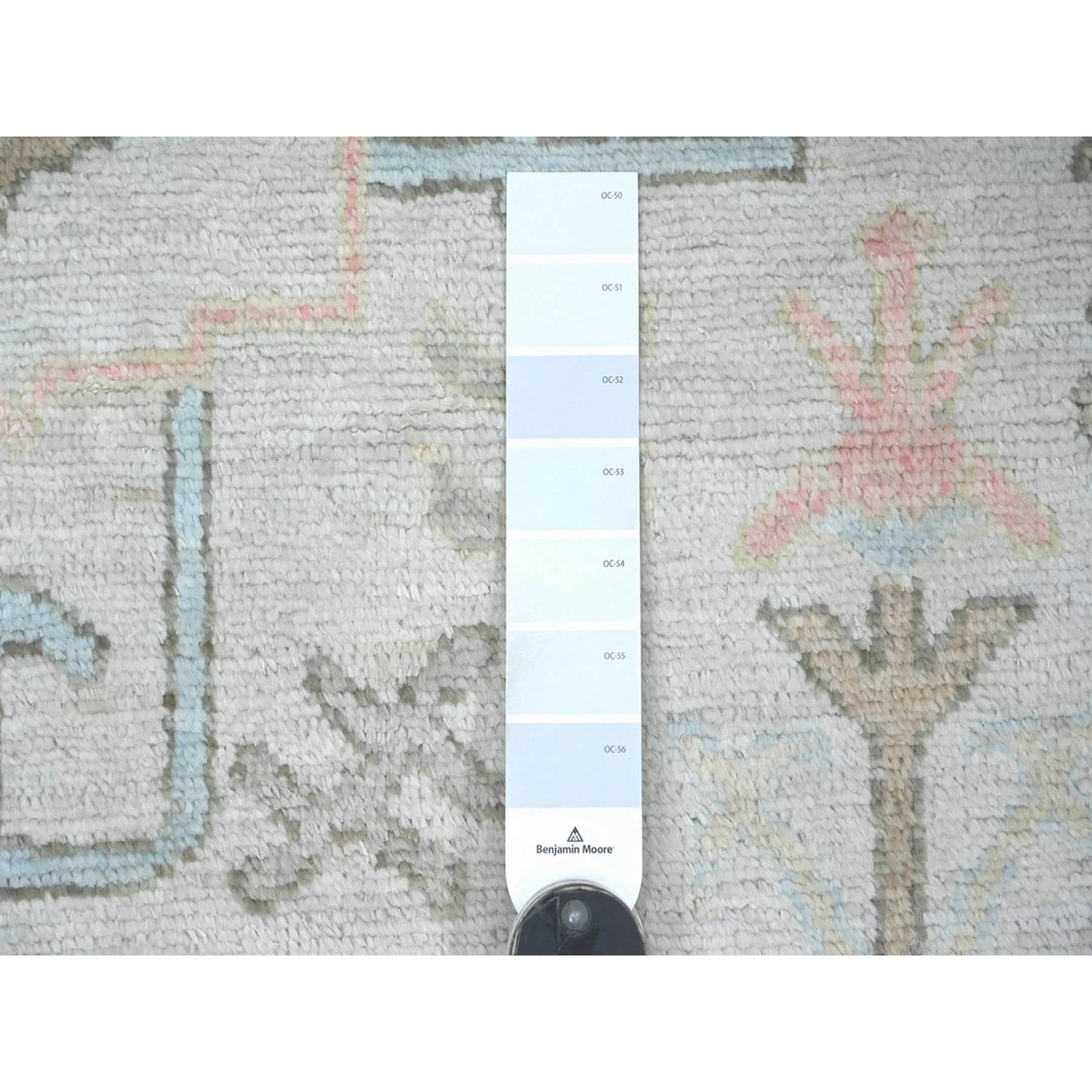 Oushak-And-Peshawar-Hand-Knotted-Rug-113170