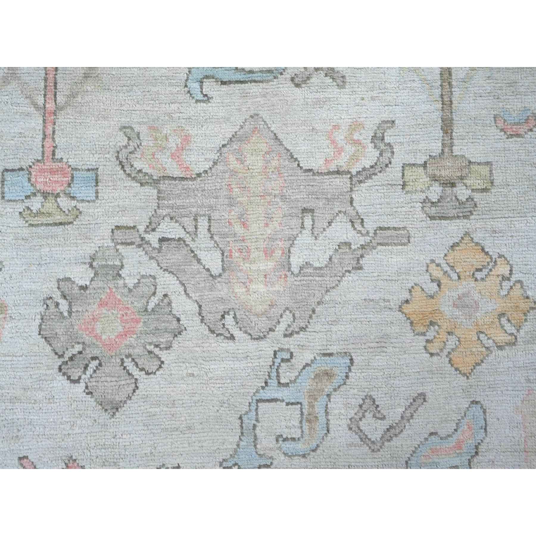 Oushak-And-Peshawar-Hand-Knotted-Rug-113170