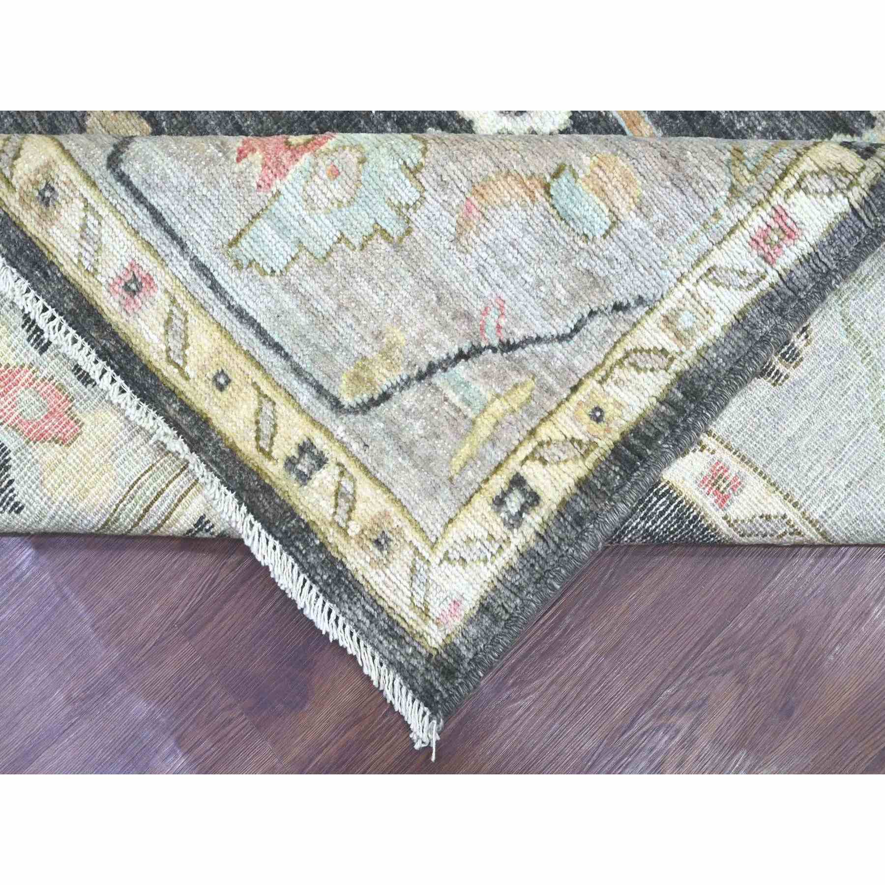 Oushak-And-Peshawar-Hand-Knotted-Rug-113175