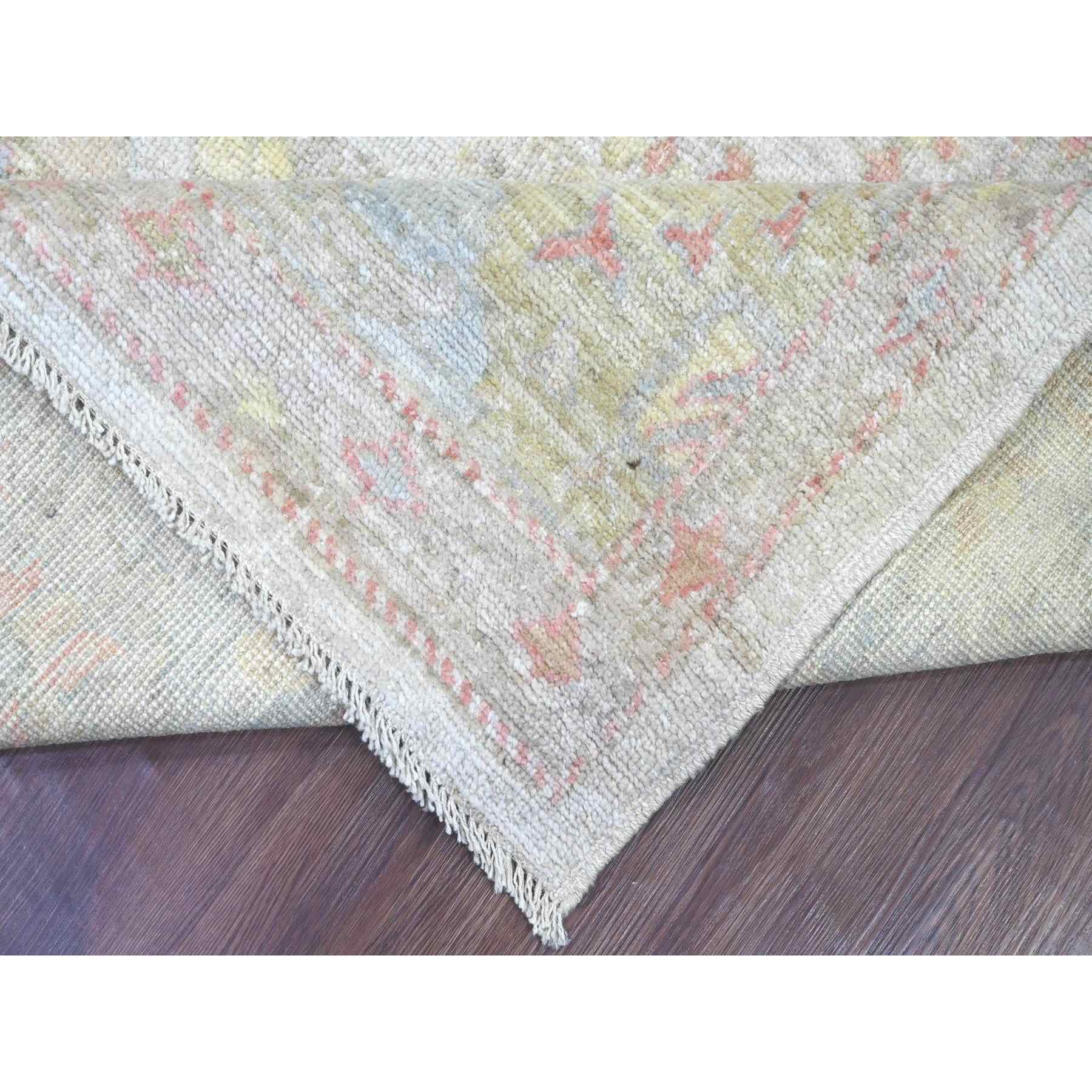 Oushak-And-Peshawar-Hand-Knotted-Rug-113185
