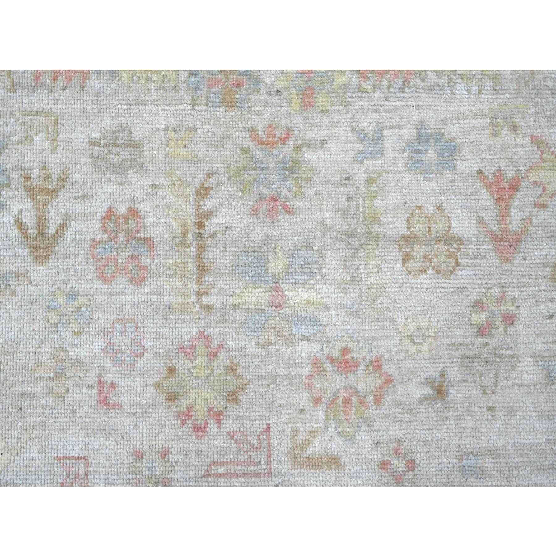 Oushak-And-Peshawar-Hand-Knotted-Rug-113185