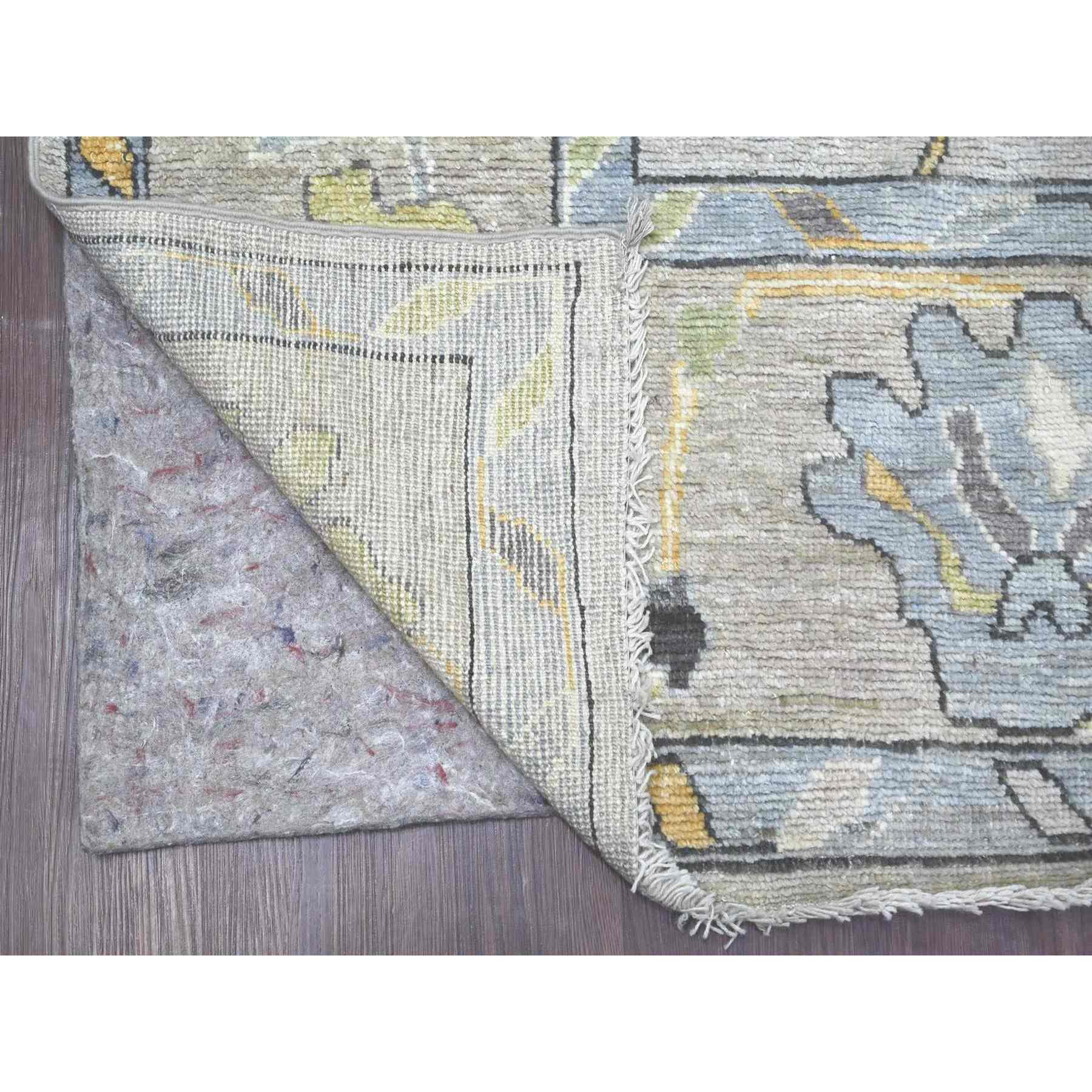 Oushak-And-Peshawar-Hand-Knotted-Rug-113190