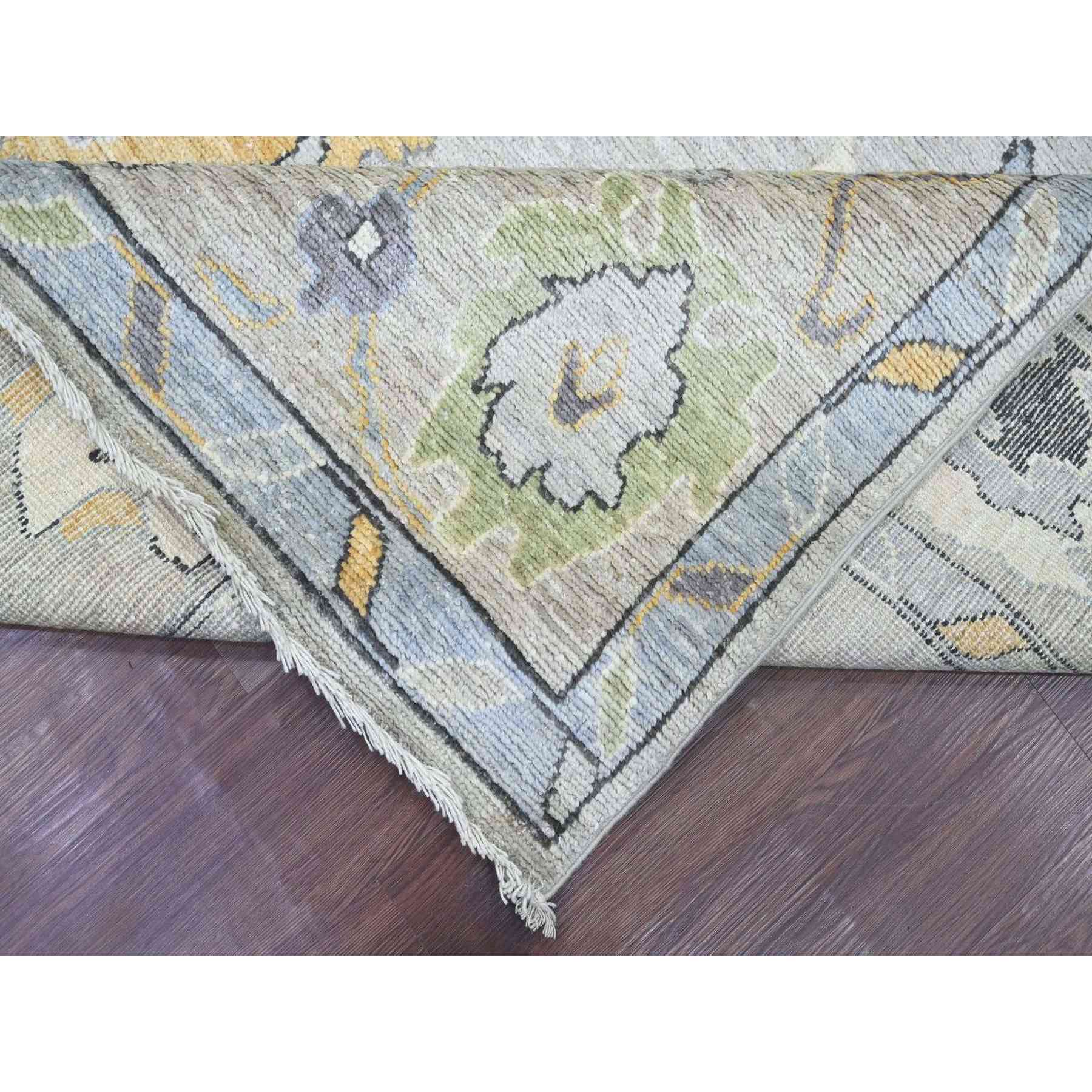 Oushak-And-Peshawar-Hand-Knotted-Rug-113190